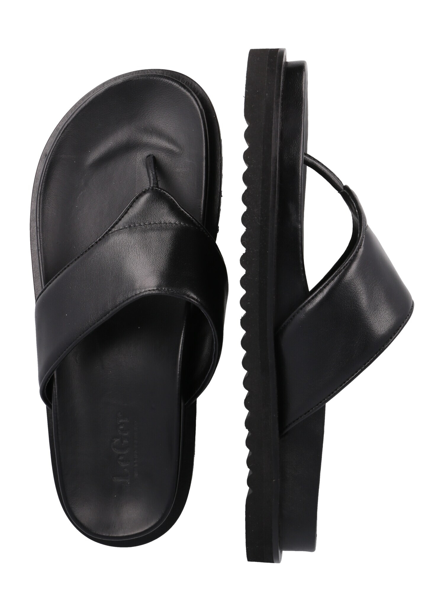 LeGer by Lena Gercke Flip-flops 'Branka' negru - Pled.ro