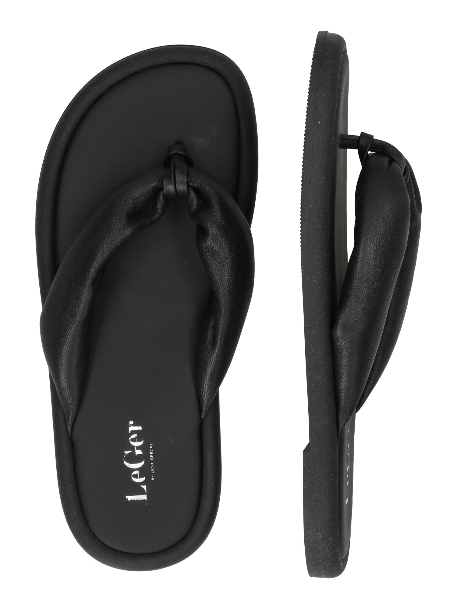 LeGer by Lena Gercke Flip-flops 'Sally' negru - Pled.ro