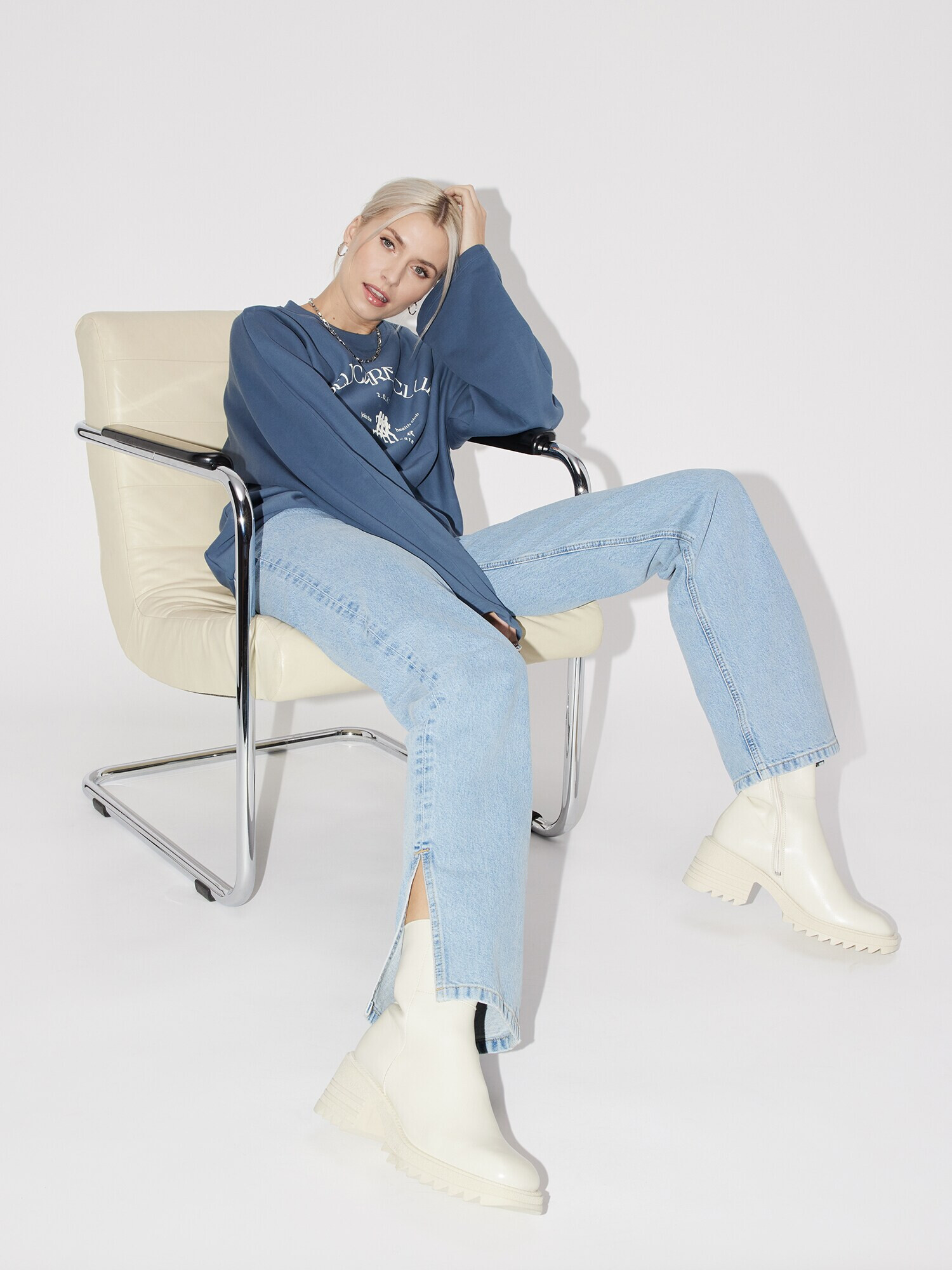 LeGer by Lena Gercke Jeans 'Natascha Tall' albastru deschis - Pled.ro