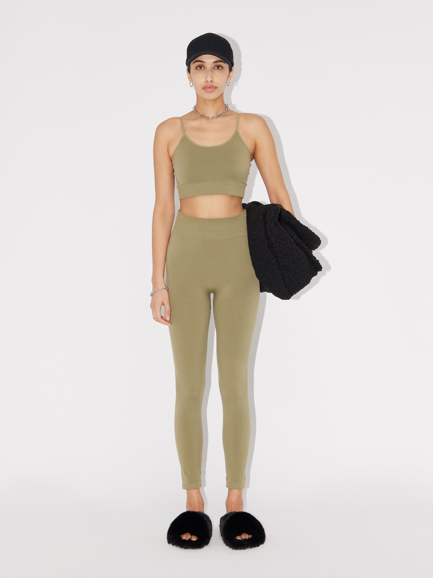 LeGer by Lena Gercke Leggings 'Alexa' oliv - Pled.ro