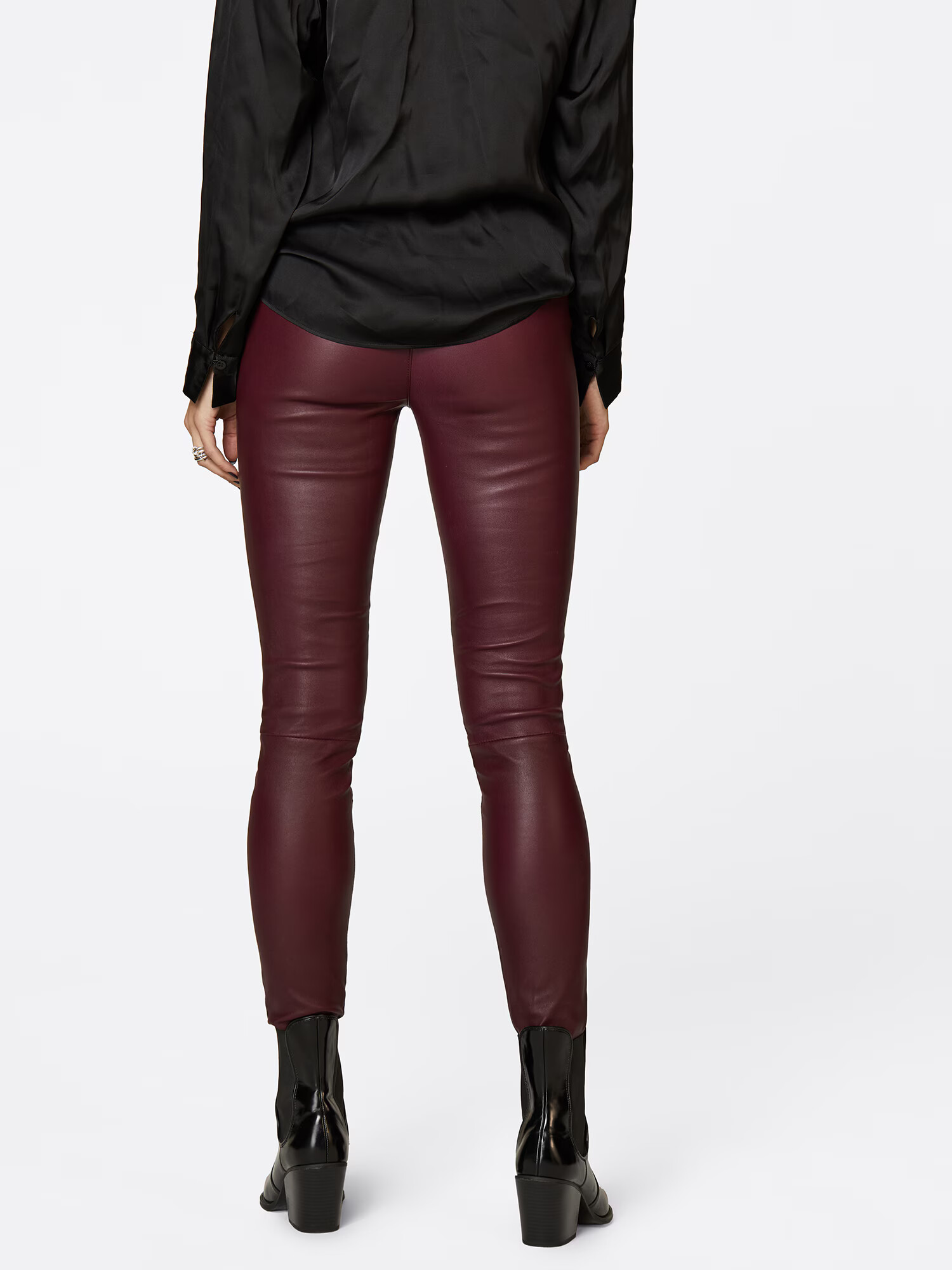 LeGer by Lena Gercke Leggings 'JOLEEN' roșu bordeaux - Pled.ro