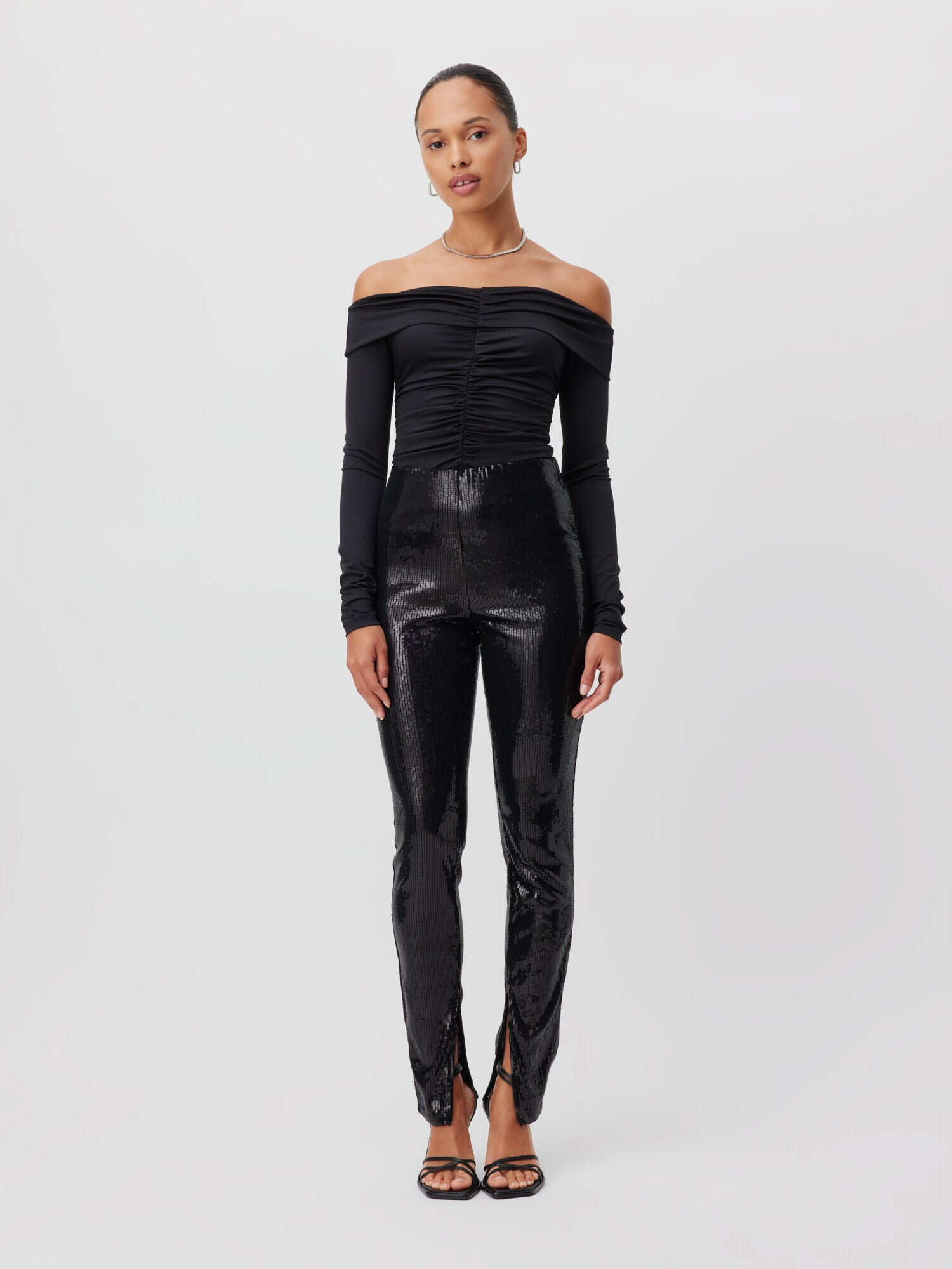 LeGer by Lena Gercke Leggings 'Meline' negru - Pled.ro