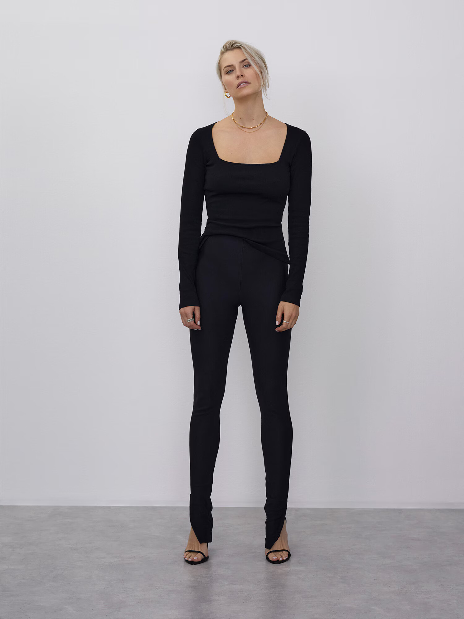 LeGer by Lena Gercke Leggings 'Valerie' negru - Pled.ro