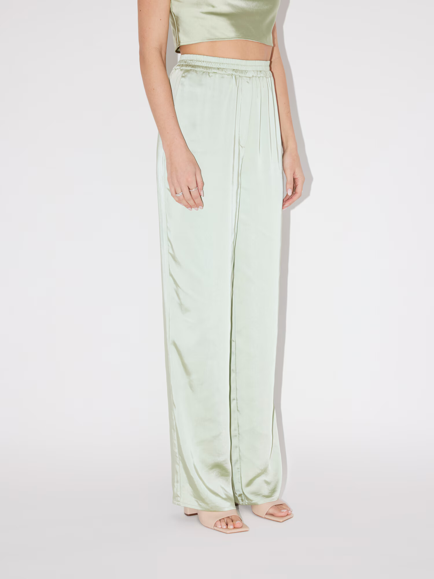 LeGer by Lena Gercke Pantaloni 'Carlotta' verde măr - Pled.ro