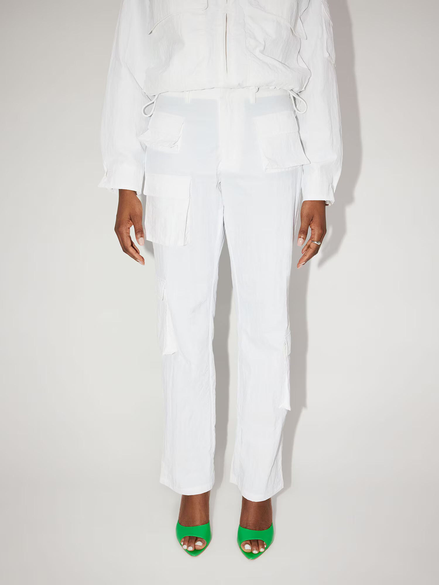 LeGer by Lena Gercke Pantaloni cu buzunare 'Jocelyn' alb - Pled.ro