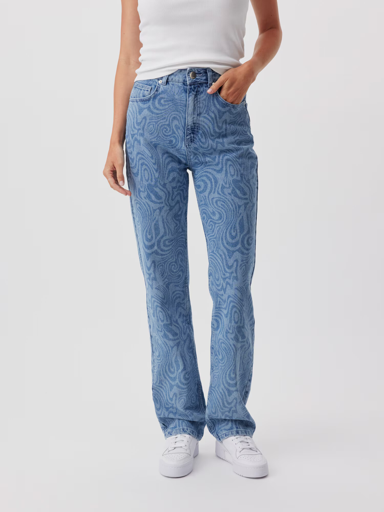 LeGer by Lena Gercke Pantaloni cu cute 'Shari' albastru denim - Pled.ro