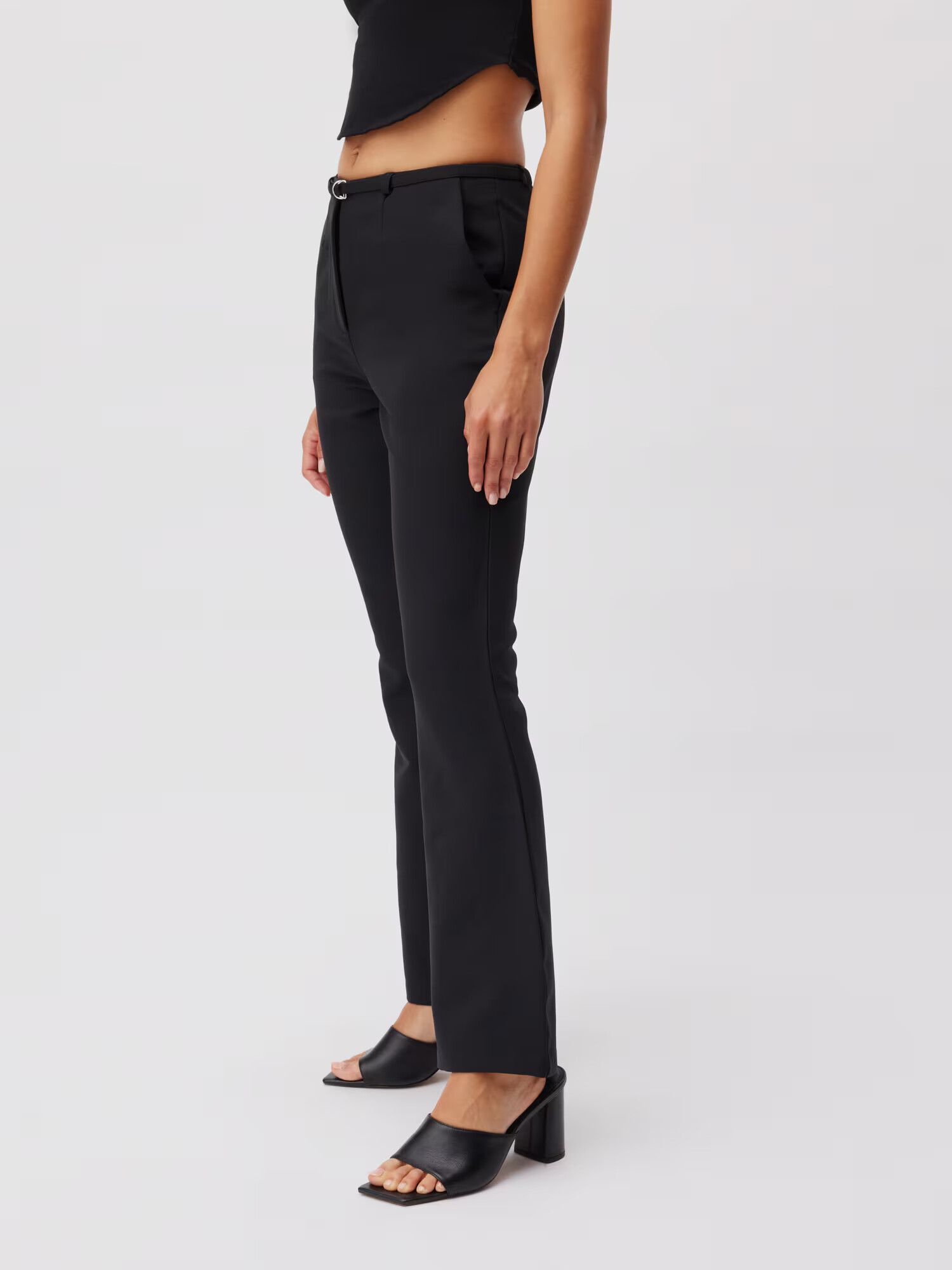 LeGer by Lena Gercke Pantaloni 'Deborah' negru - Pled.ro