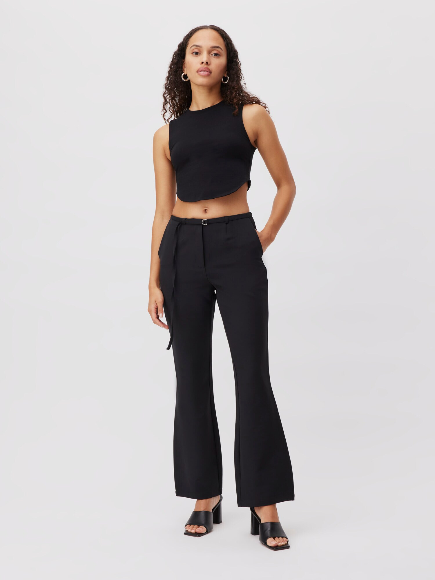 LeGer by Lena Gercke Pantaloni 'Deborah' negru - Pled.ro