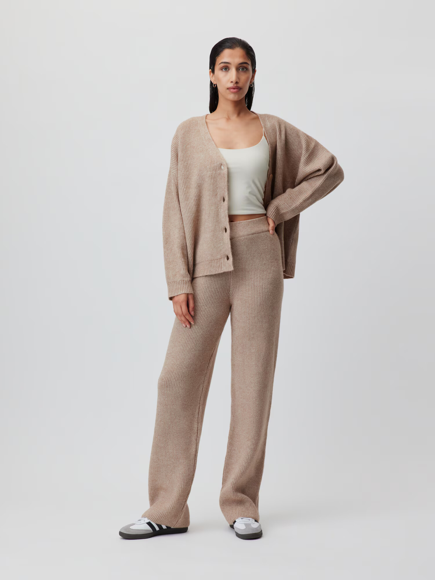 LeGer by Lena Gercke Pantaloni 'Ela' bej deschis - Pled.ro