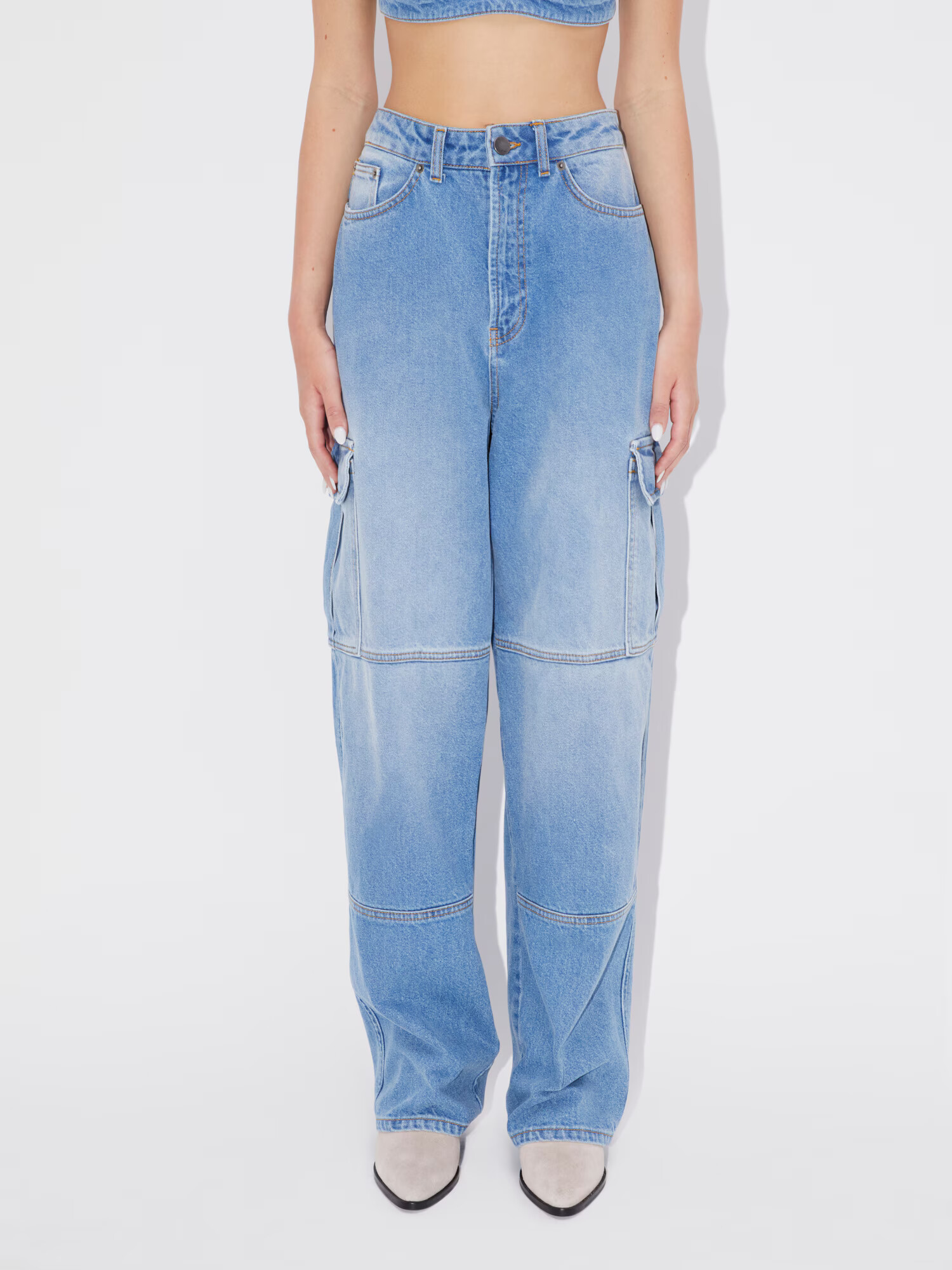 LeGer by Lena Gercke Pantaloni eleganți 'Mirell Tall' albastru denim - Pled.ro