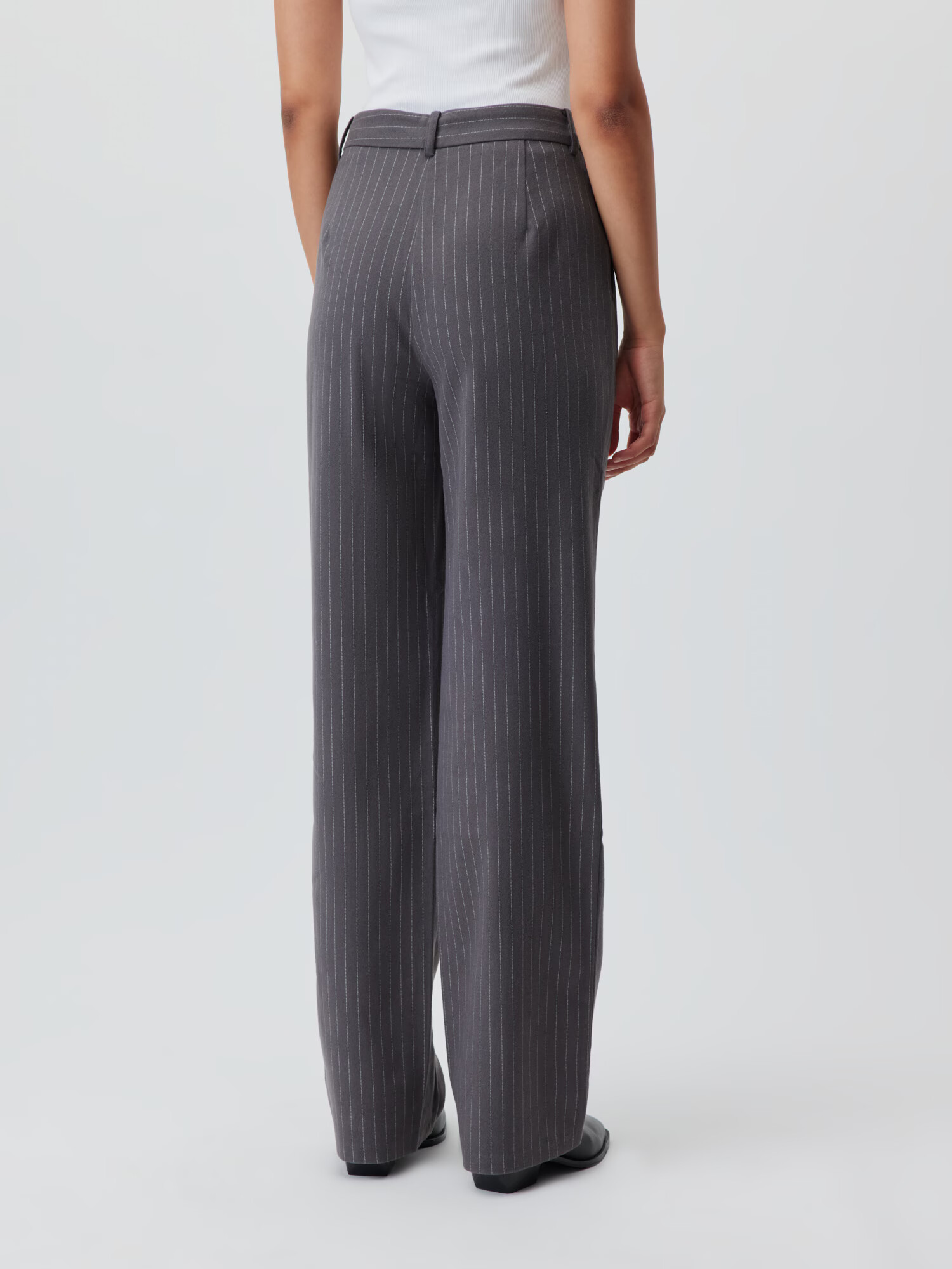 LeGer by Lena Gercke Pantaloni 'Fergie Tall' gri deschis / gri închis - Pled.ro