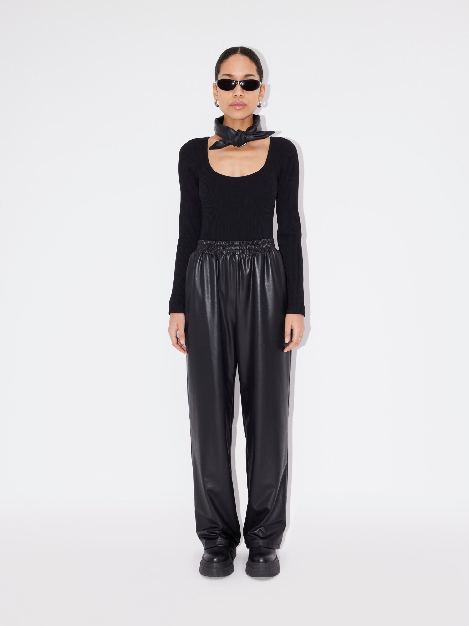 LeGer by Lena Gercke Pantaloni 'Fotini' negru - Pled.ro