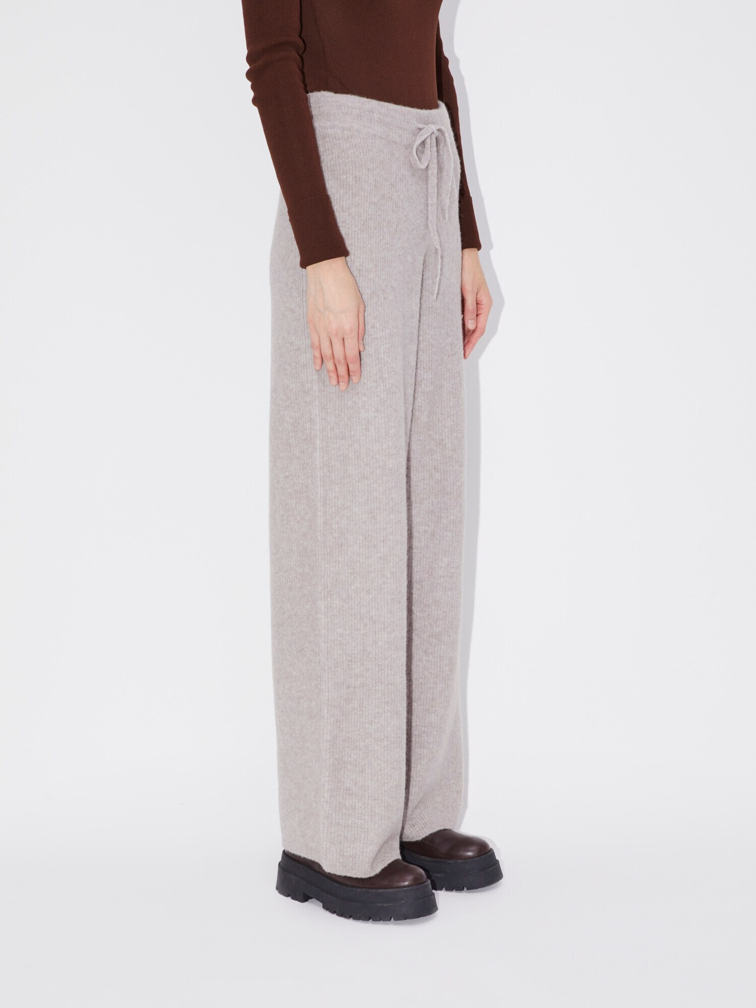 LeGer by Lena Gercke Pantaloni 'Gigi' gri deschis - Pled.ro