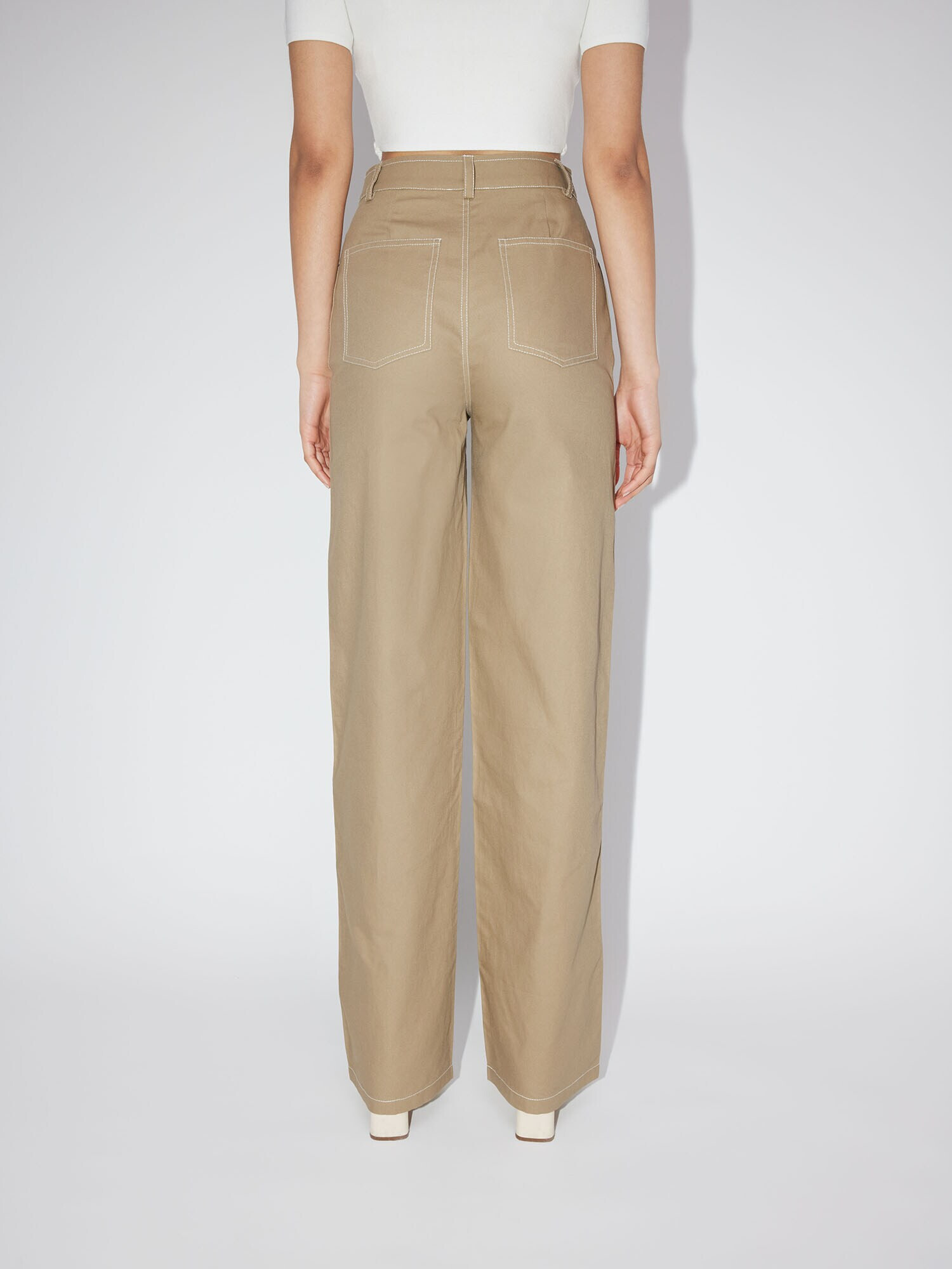 LeGer by Lena Gercke Pantaloni 'Ida' maro deschis - Pled.ro