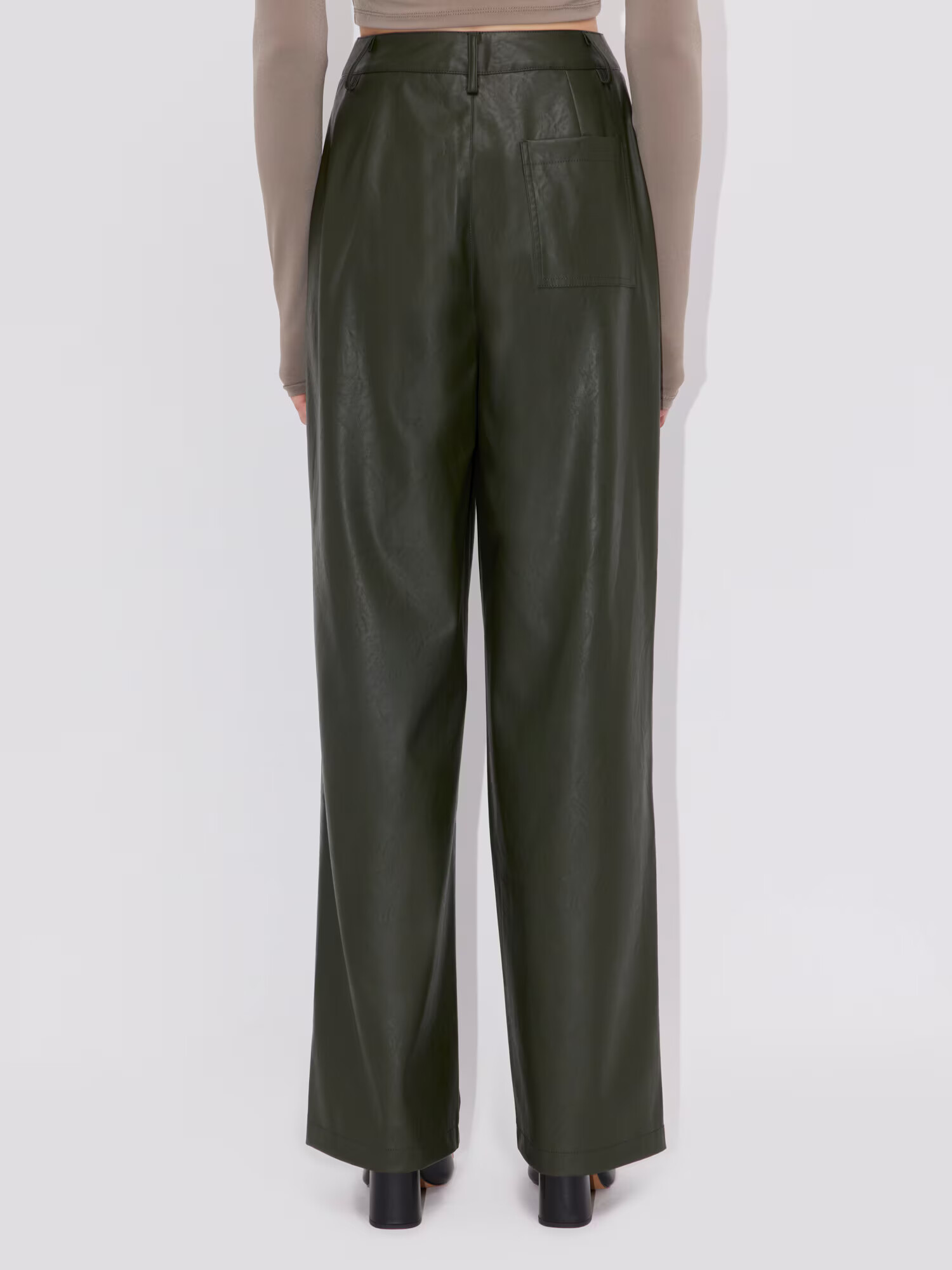 LeGer by Lena Gercke Pantaloni 'Indira Tall' verde pin - Pled.ro