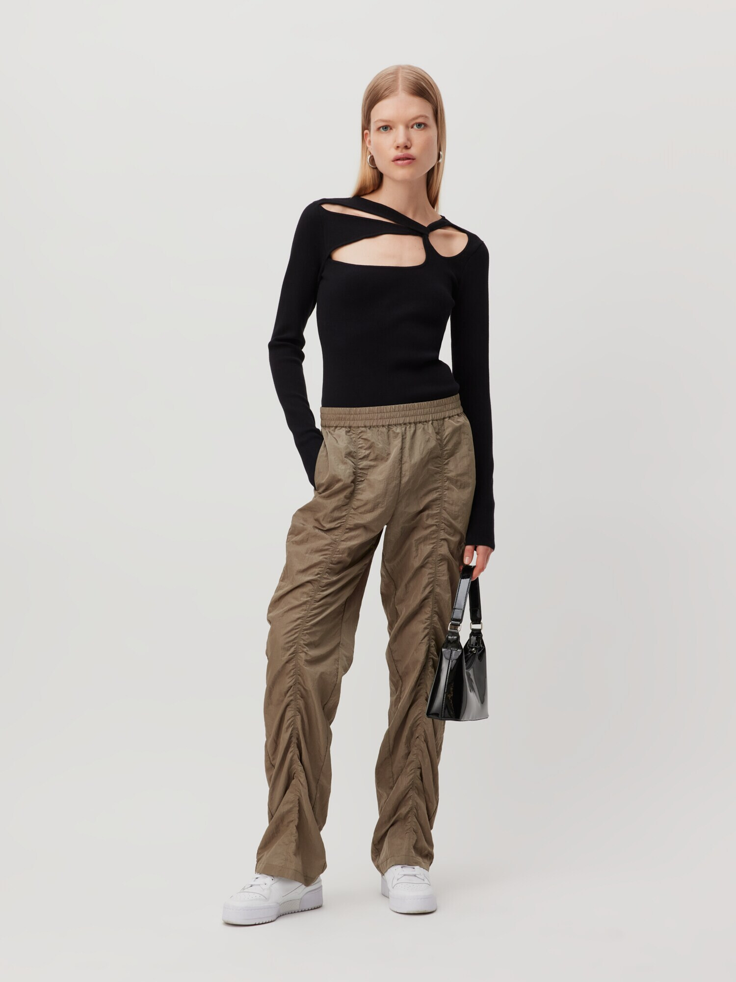 LeGer by Lena Gercke Pantaloni 'Lara' kaki - Pled.ro