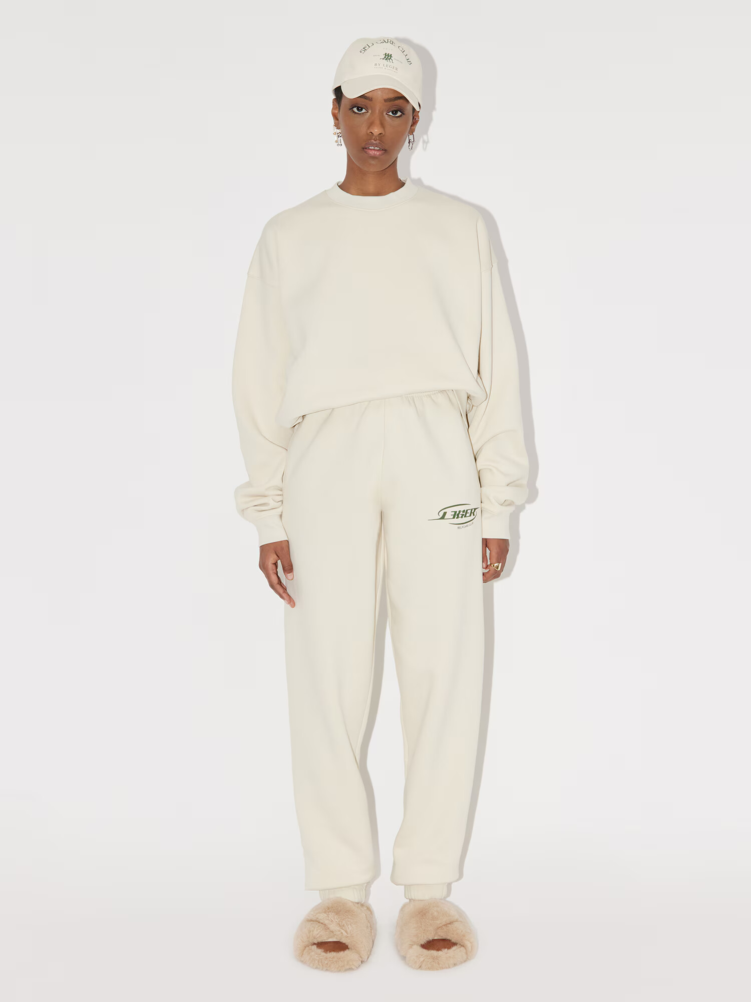 LeGer by Lena Gercke Pantaloni 'Loreen' crem - Pled.ro