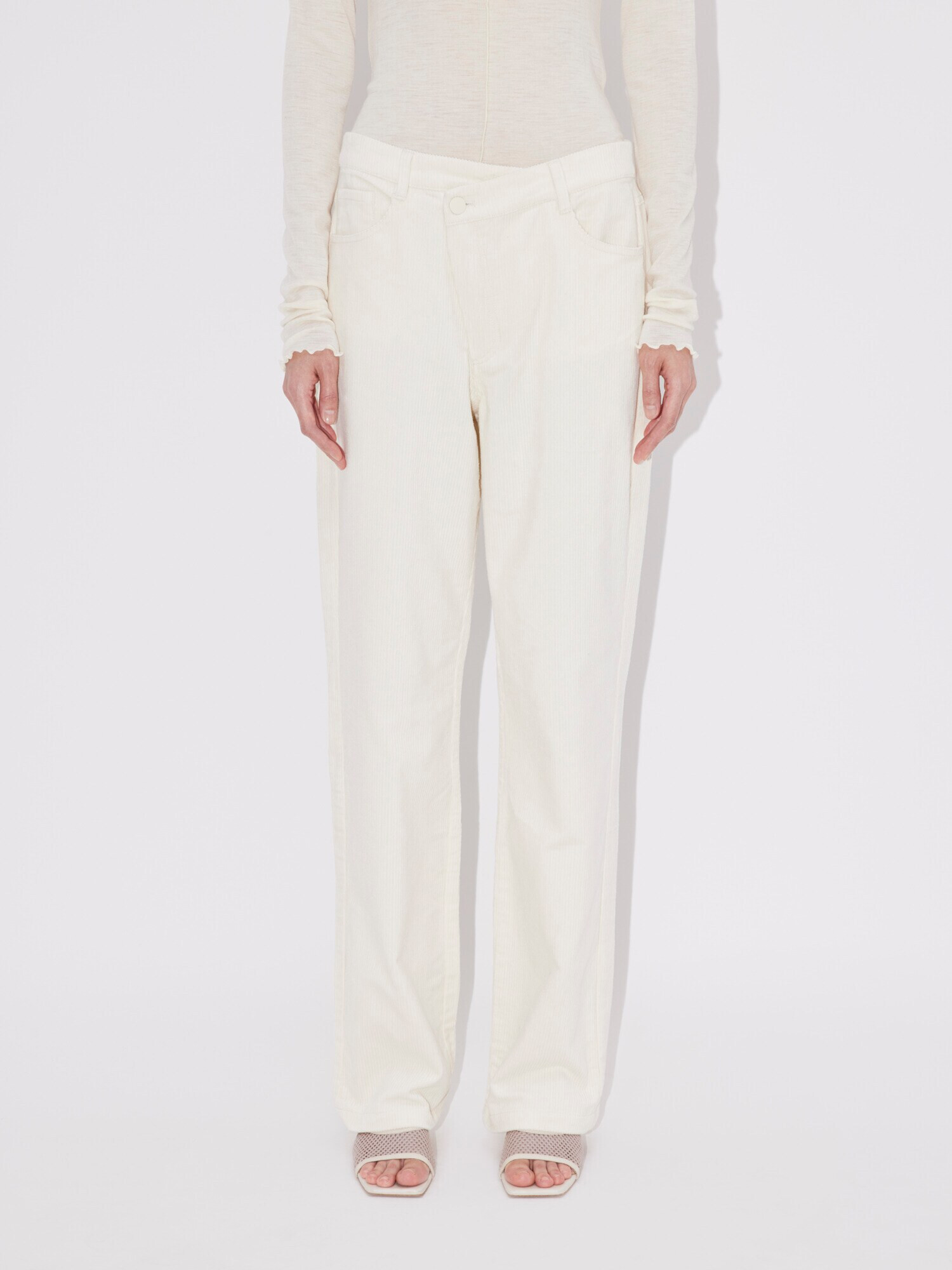 LeGer by Lena Gercke Pantaloni 'Nicola' alb - Pled.ro