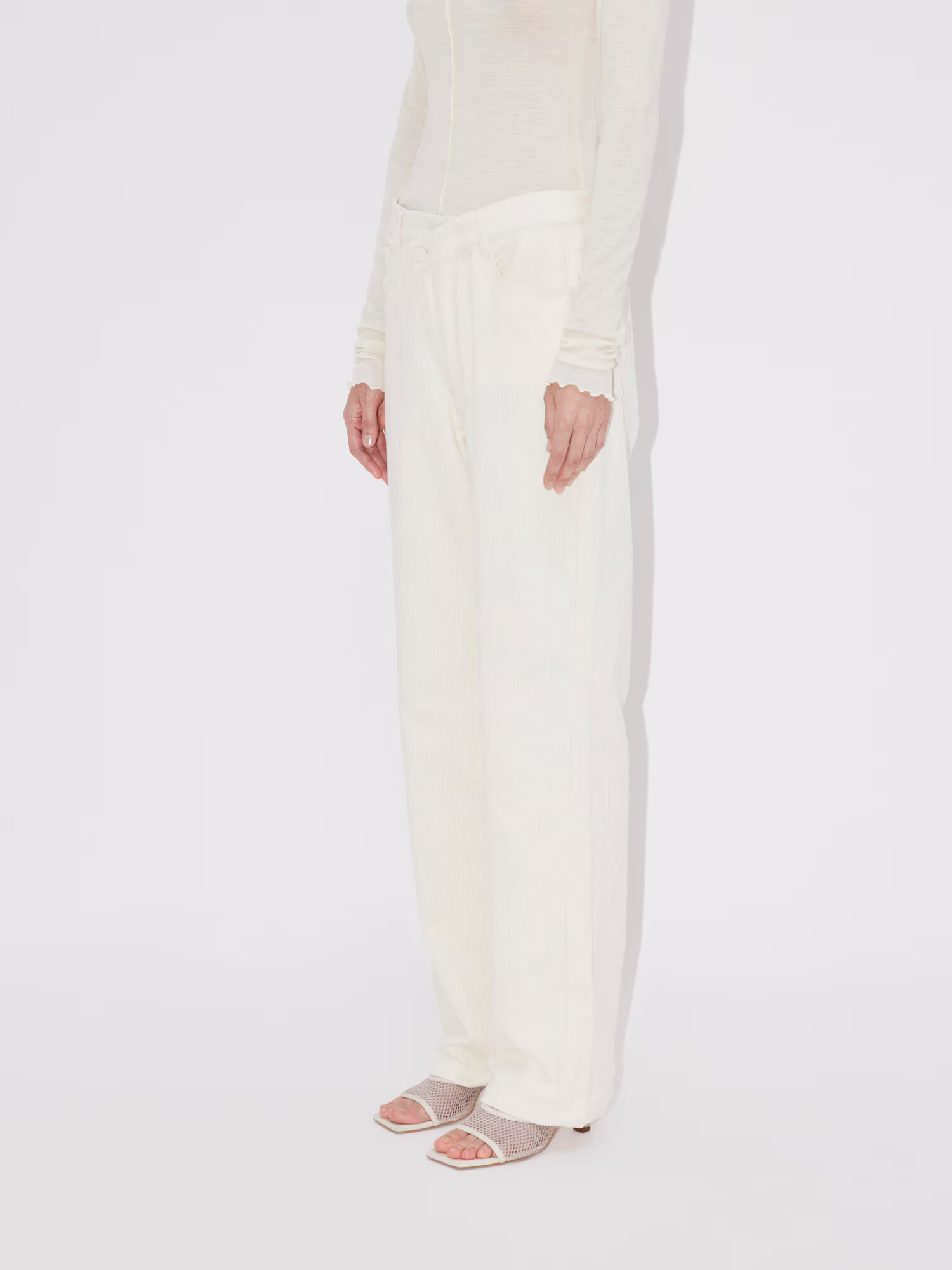 LeGer by Lena Gercke Pantaloni 'Nicola' alb - Pled.ro