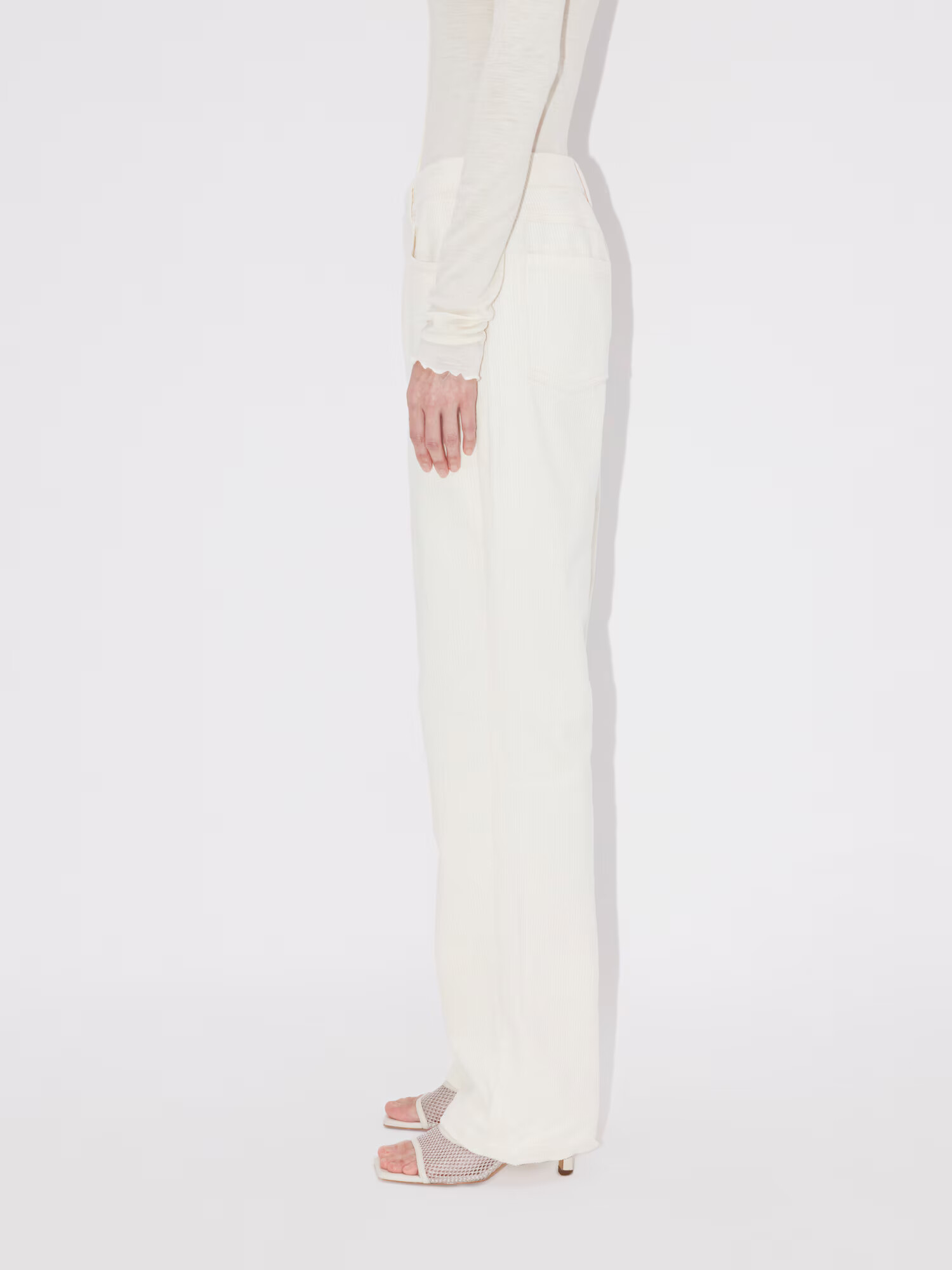 LeGer by Lena Gercke Pantaloni 'Nicola' alb - Pled.ro