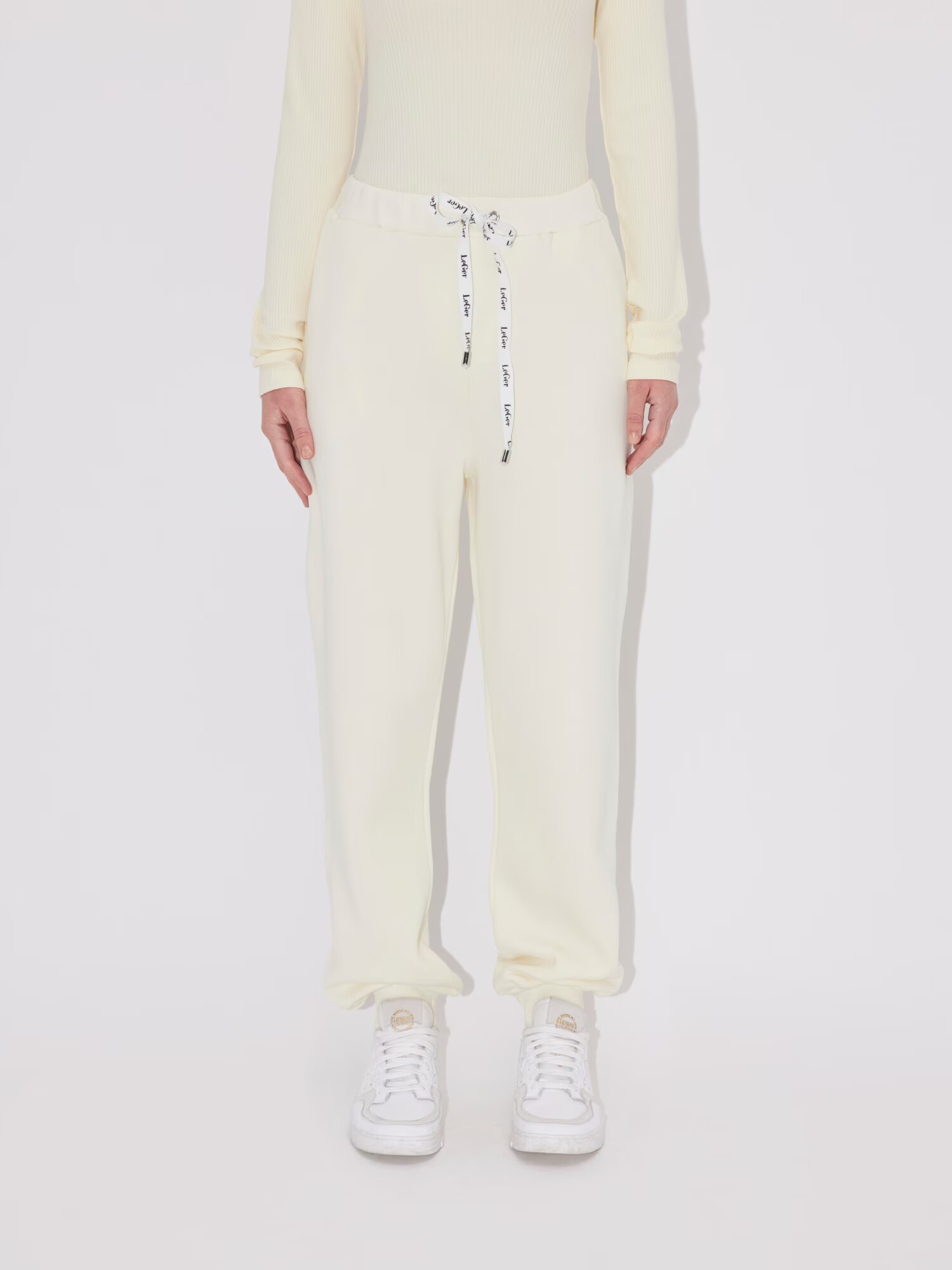 LeGer by Lena Gercke Pantaloni 'Panthea' alb natural - Pled.ro