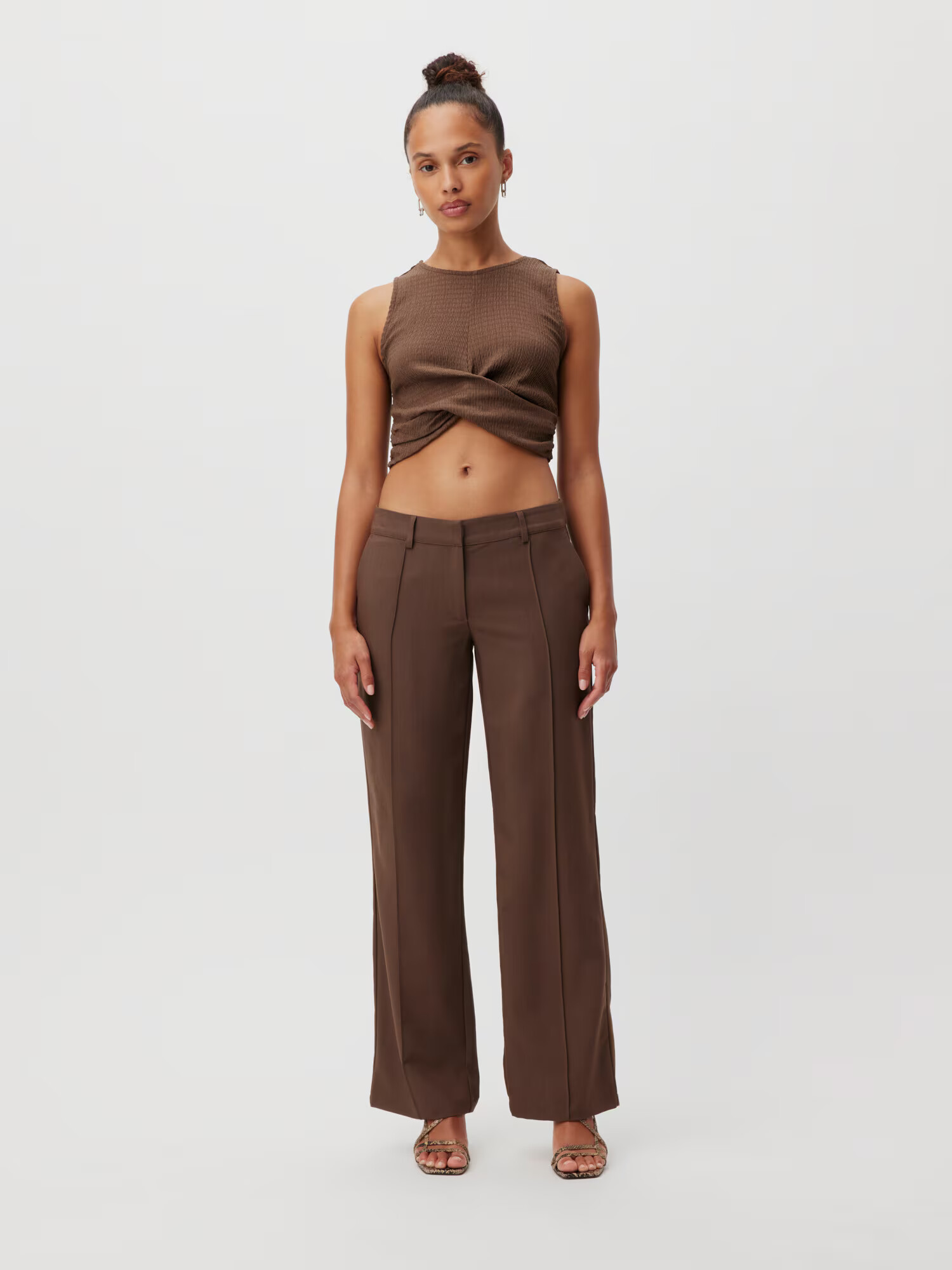 LeGer by Lena Gercke Pantaloni 'Rebecca' maro - Pled.ro