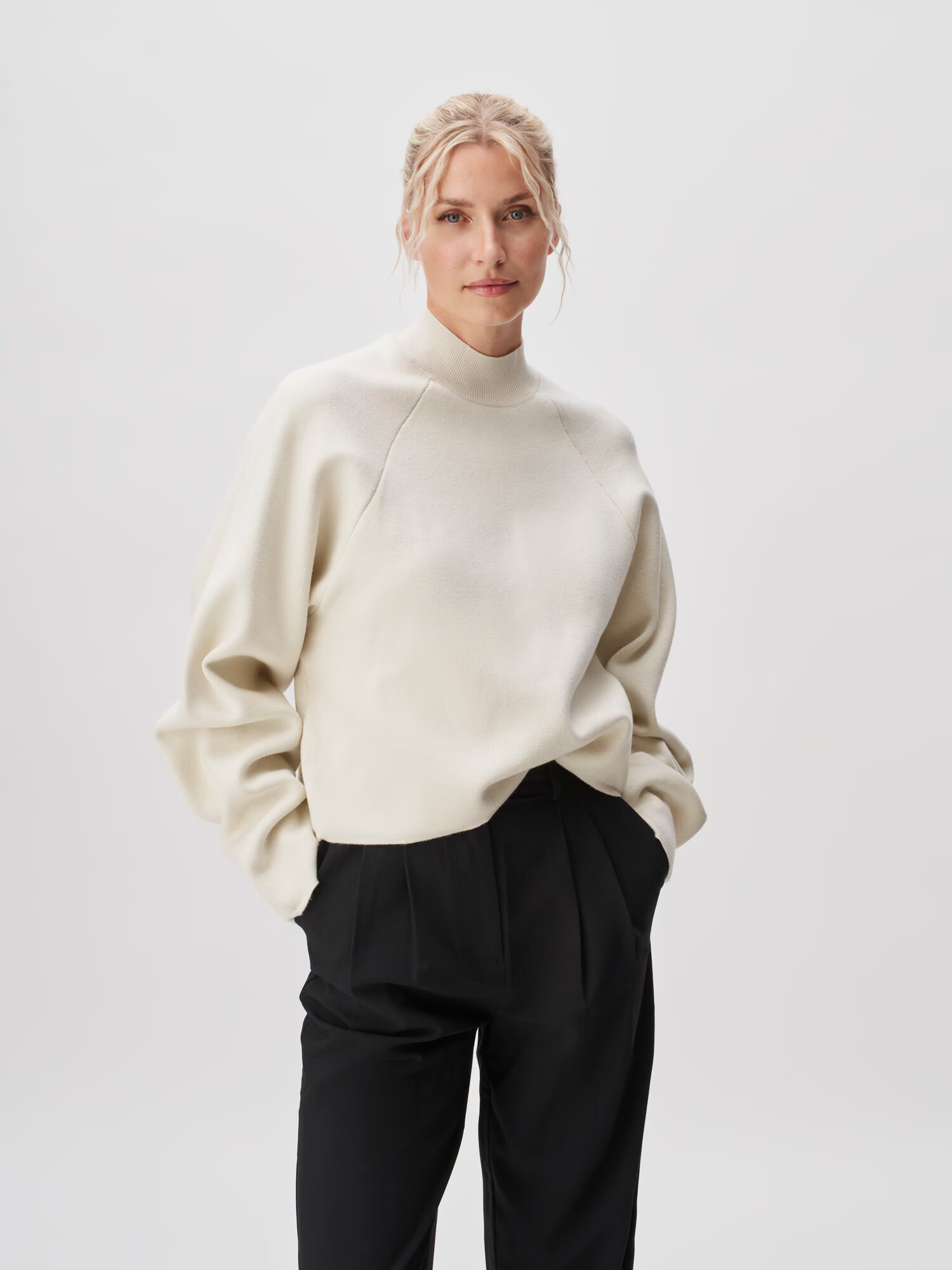 LeGer by Lena Gercke Pulover 'Heather' alb murdar - Pled.ro