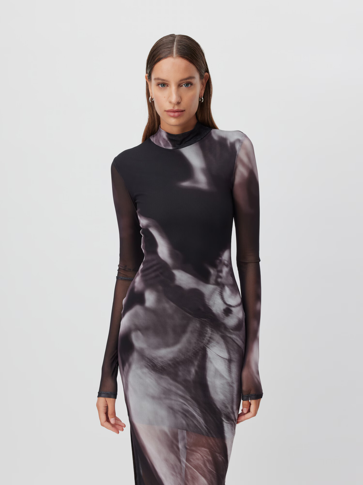 LeGer by Lena Gercke Rochie 'Emina' negru / alb - Pled.ro