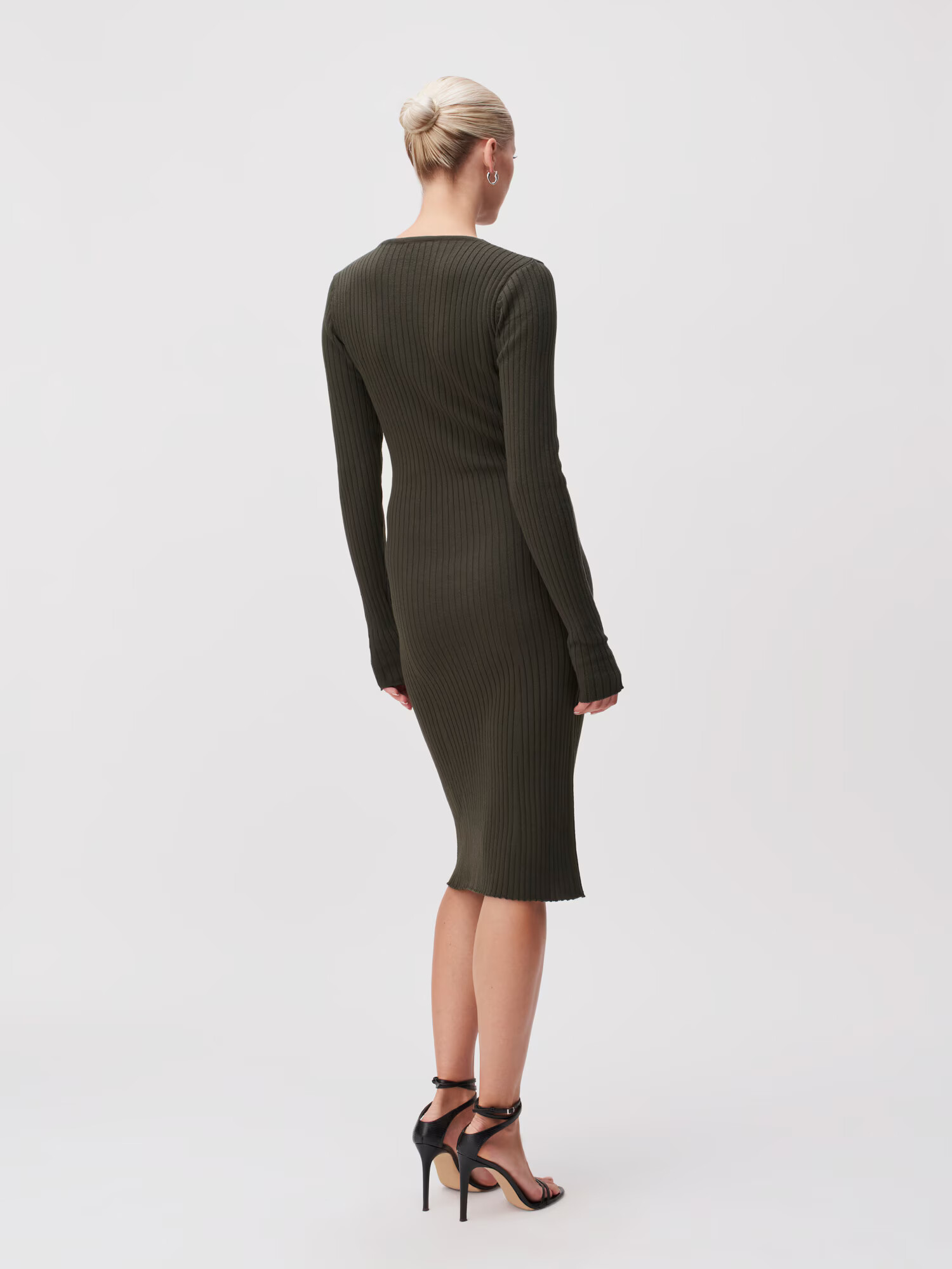 LeGer by Lena Gercke Rochie tricotat 'Charlie' verde închis - Pled.ro