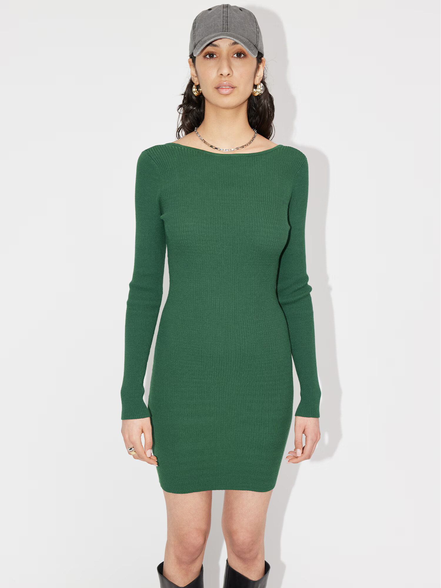 LeGer by Lena Gercke Rochie tricotat 'Madlen' verde smarald - Pled.ro