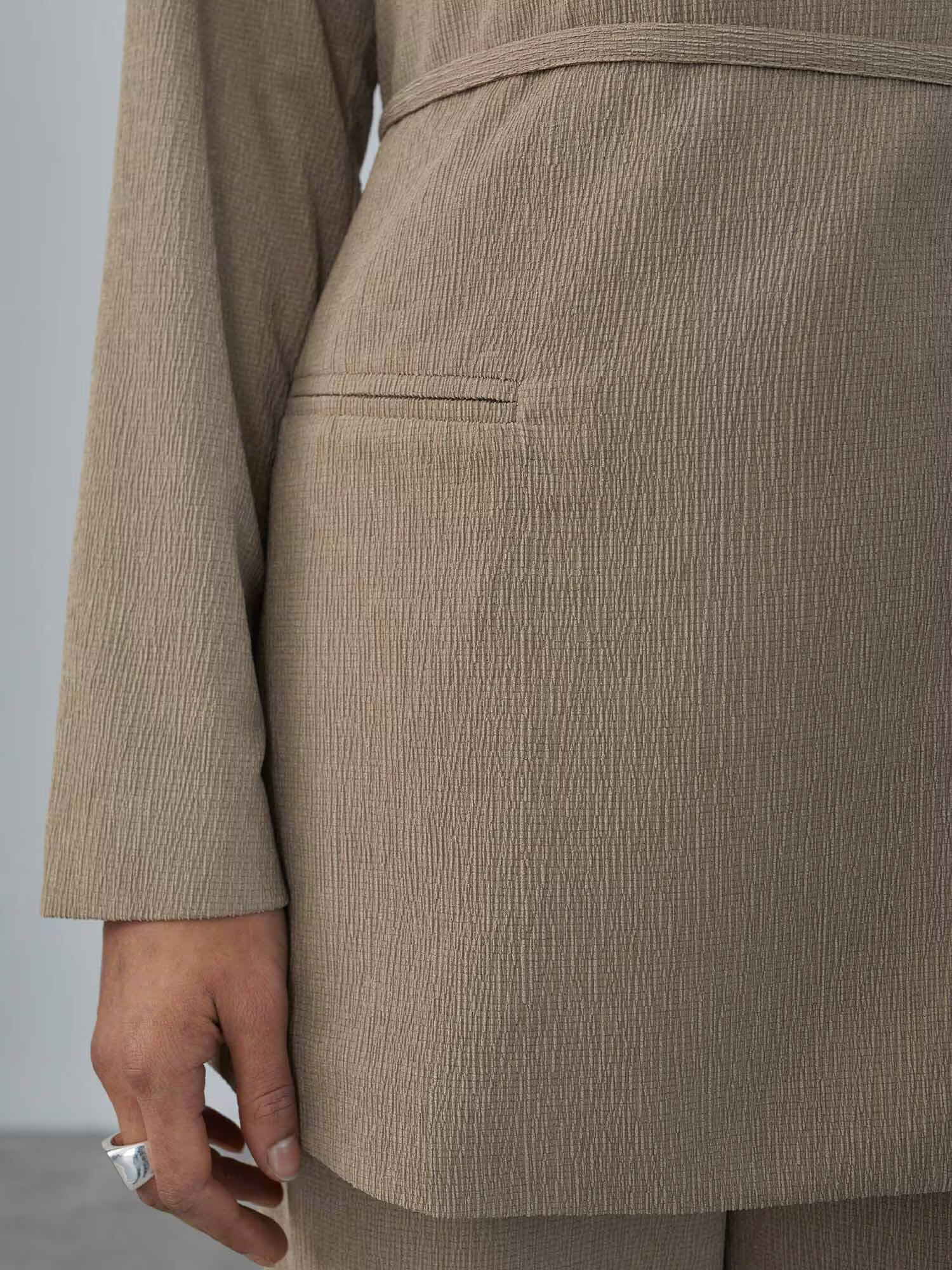 LeGer by Lena Gercke Sacou 'Mona' gri taupe - Pled.ro