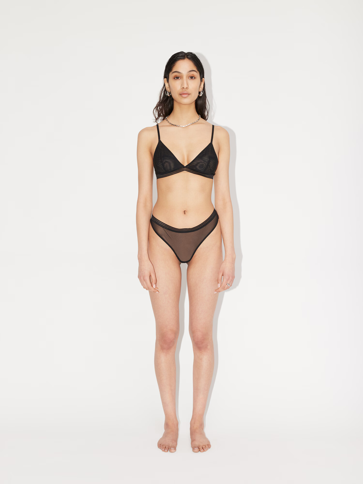 LeGer by Lena Gercke Tanga 'Catharina' bej deschis / negru - Pled.ro