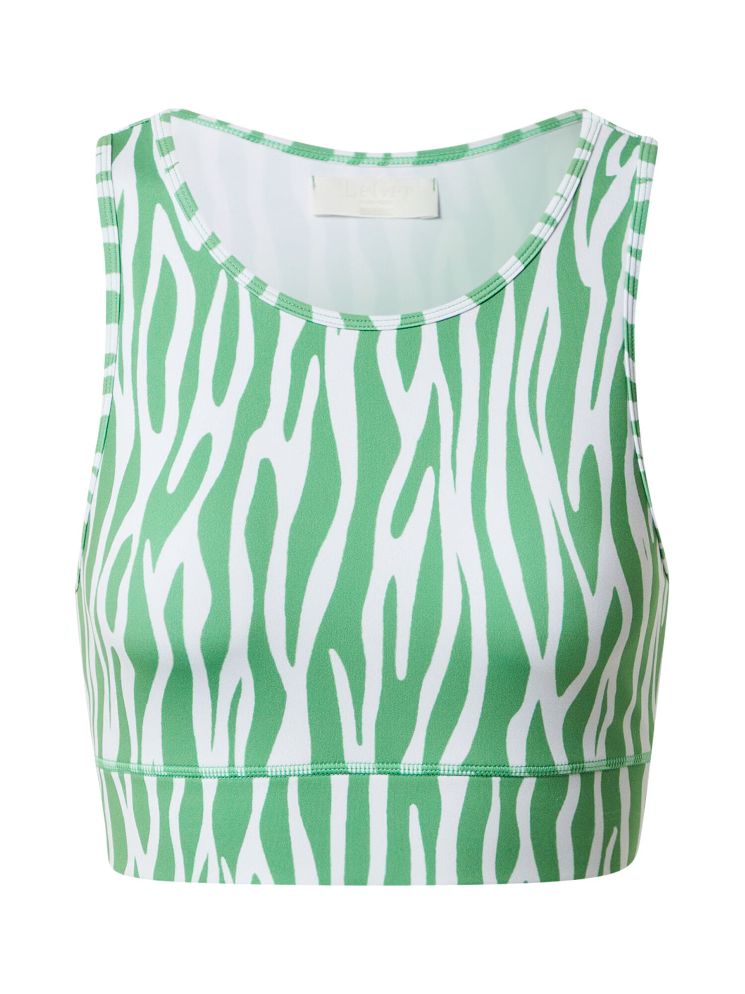 LeGer by Lena Gercke Top 'Beysa' verde / alb - Pled.ro