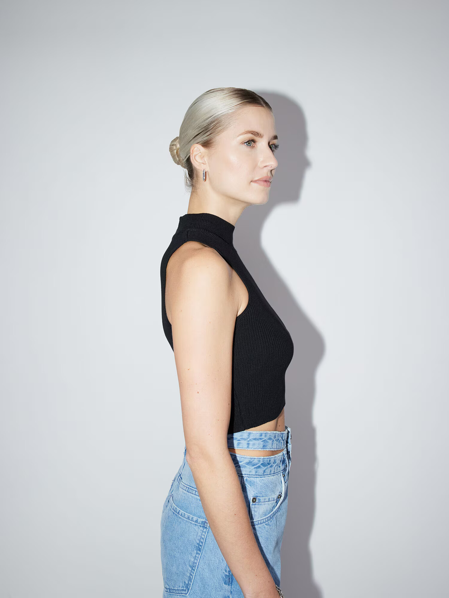 LeGer by Lena Gercke Top brodat 'Julie' negru - Pled.ro