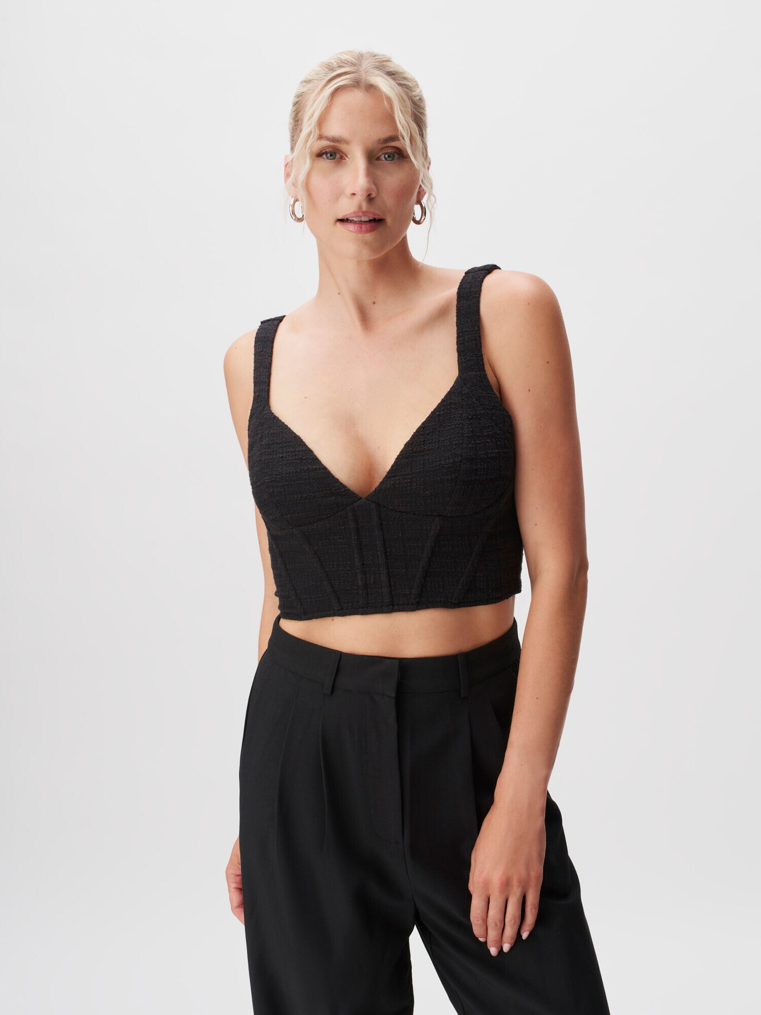 LeGer by Lena Gercke Top 'Lenni' negru - Pled.ro