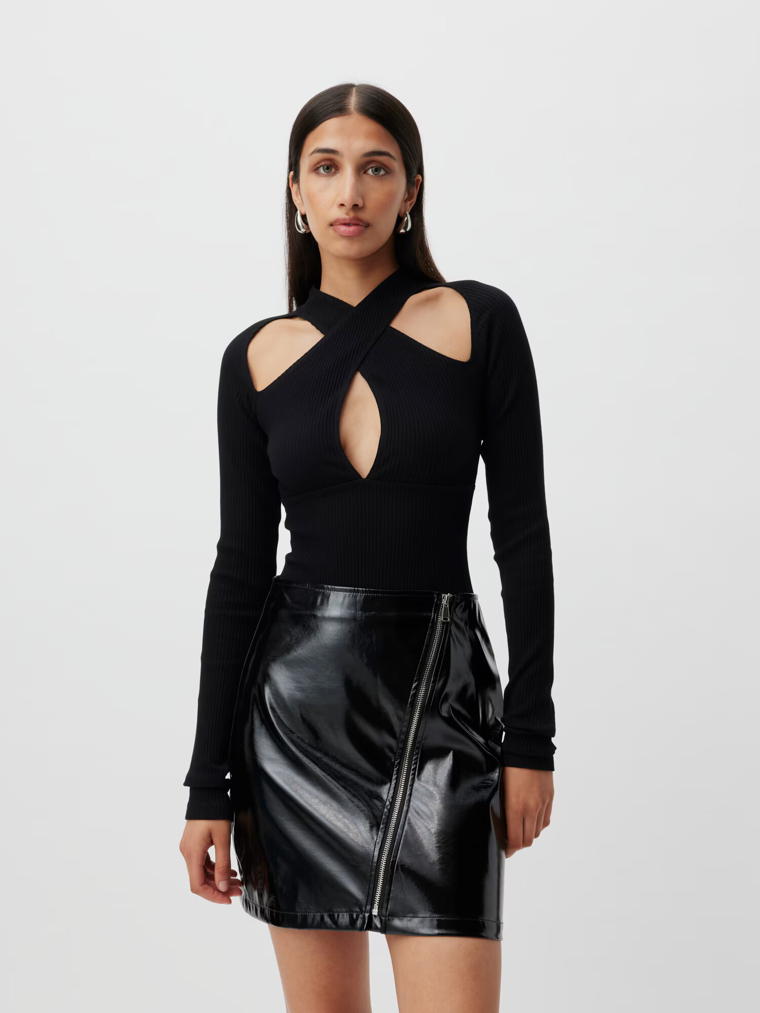 LeGer by Lena Gercke Tricou body 'Selena' negru - Pled.ro