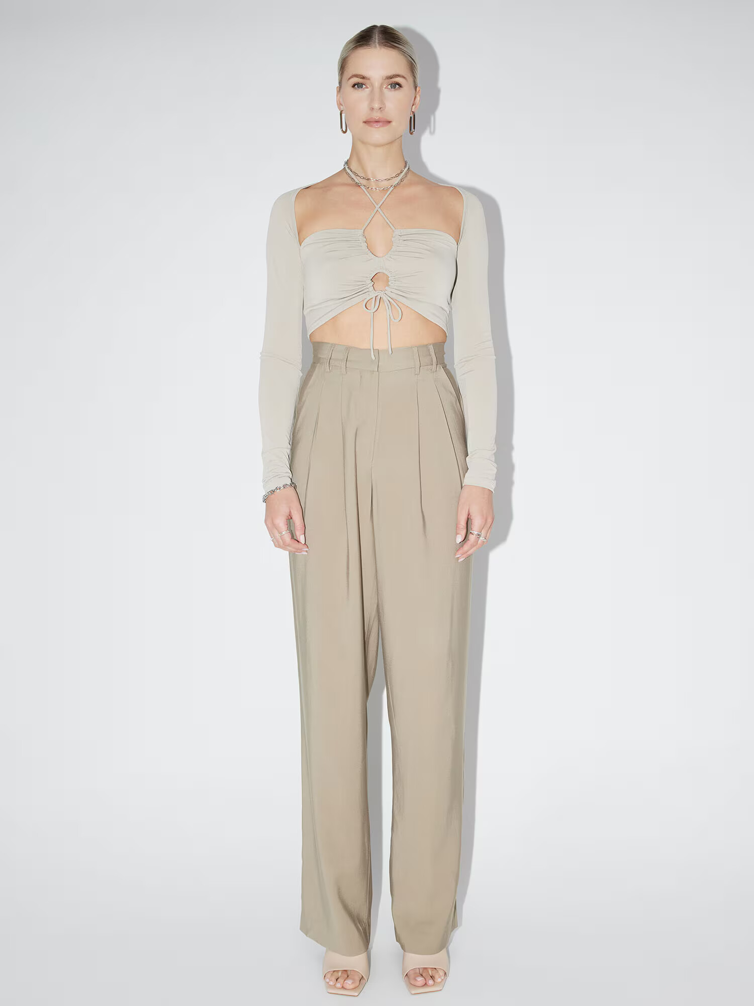 LeGer by Lena Gercke Tricou 'Camilla' bej - Pled.ro