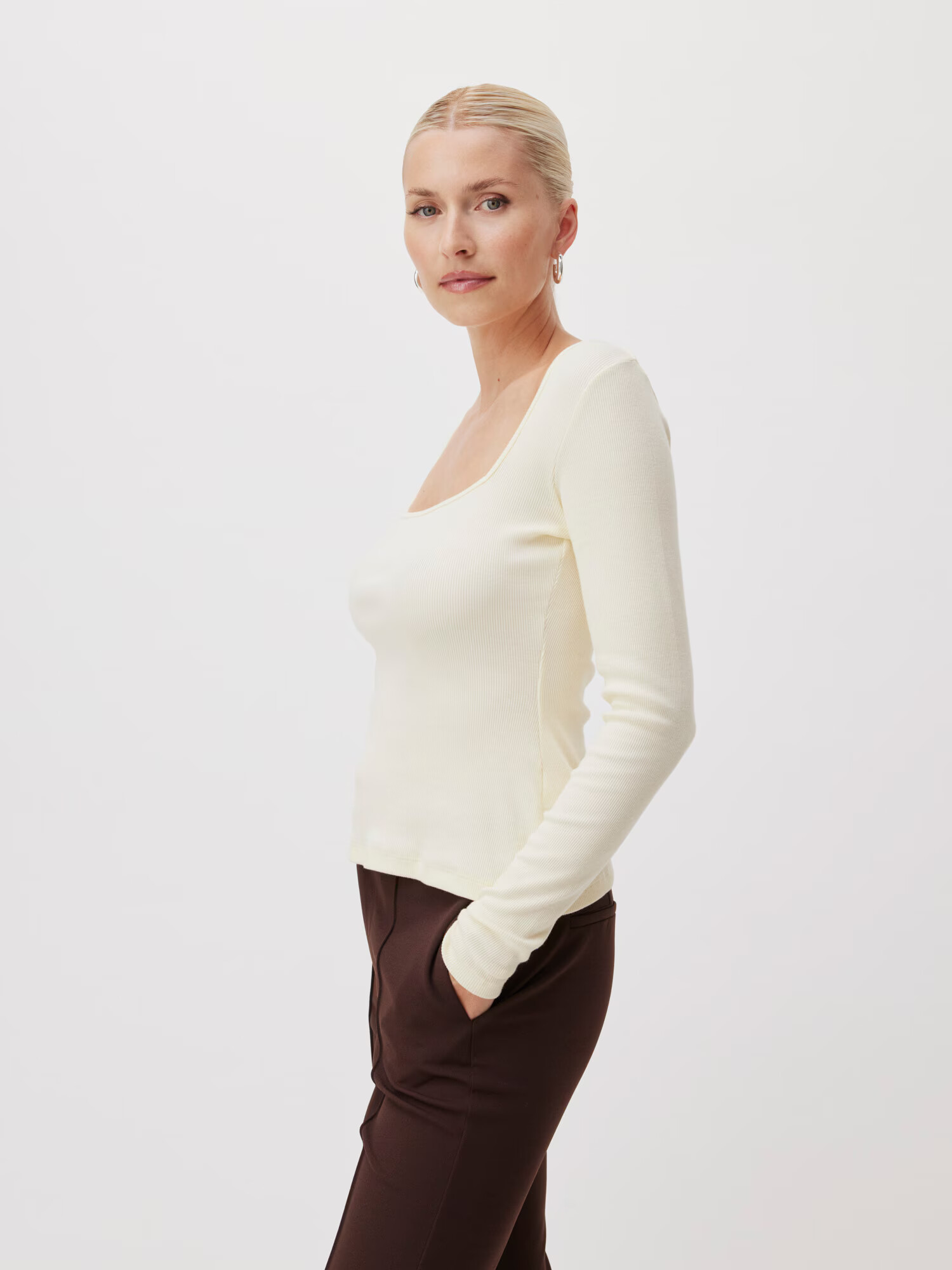 LeGer by Lena Gercke Tricou 'Isabell' crem - Pled.ro