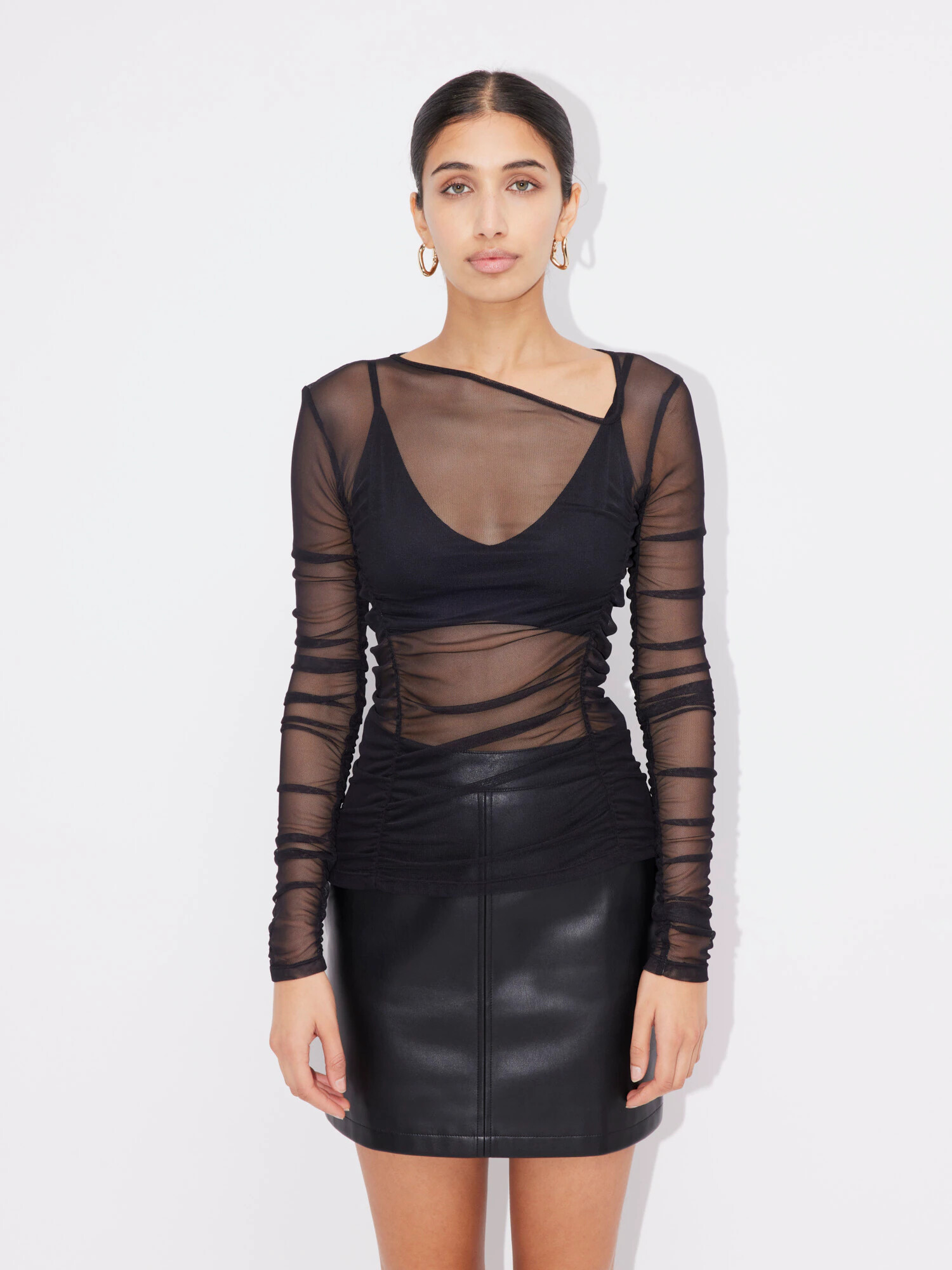 LeGer by Lena Gercke Tricou 'Merle' negru - Pled.ro