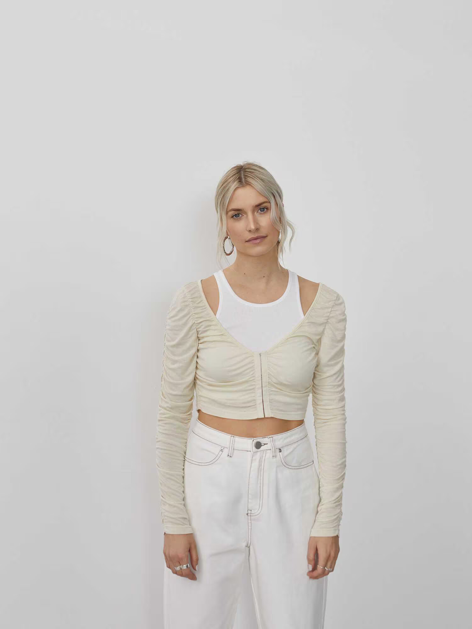 LeGer by Lena Gercke Tricou 'Tabea' bej - Pled.ro