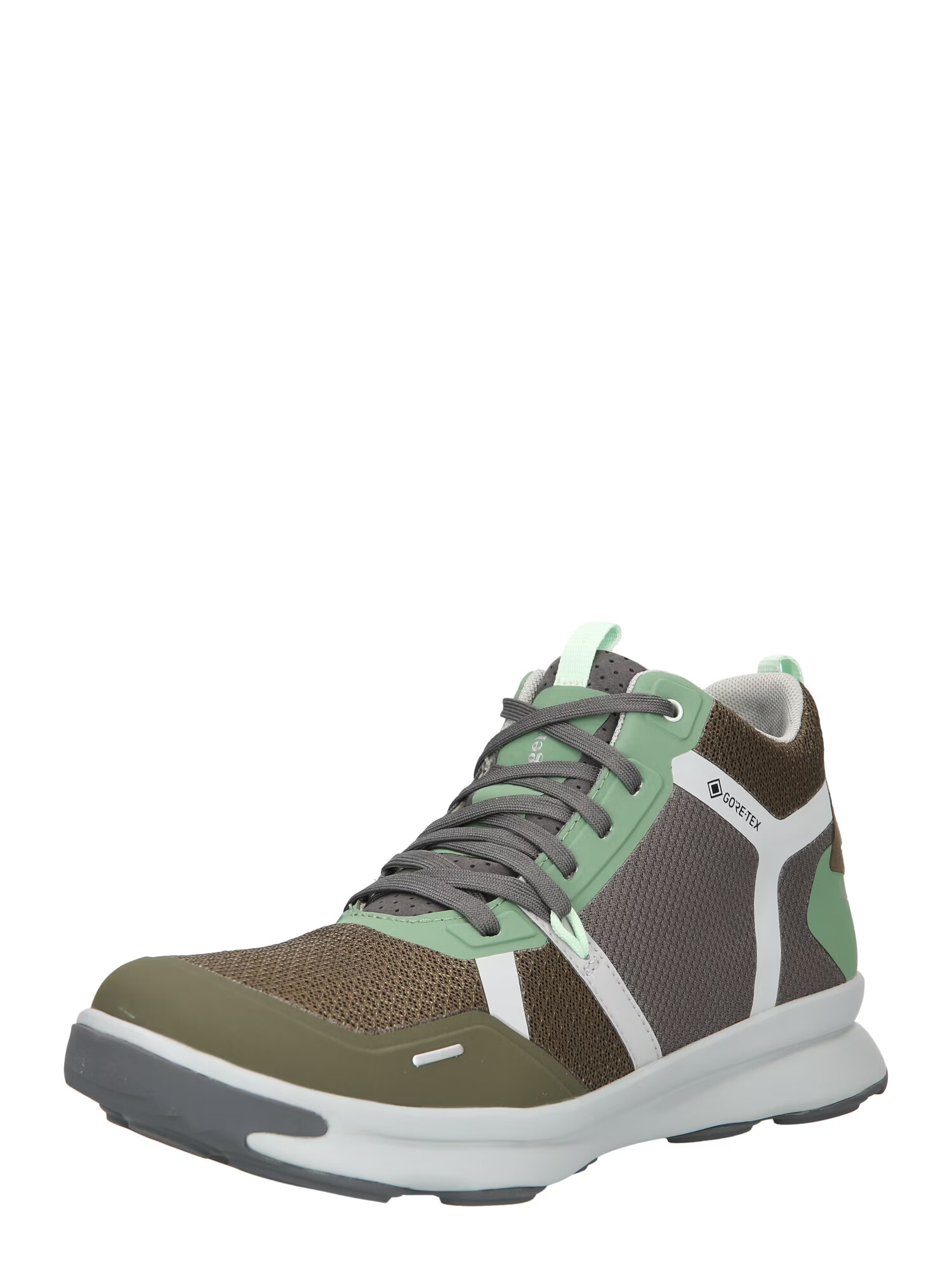 Legero Sneaker low 'READY' gri / verde / kaki / alb - Pled.ro