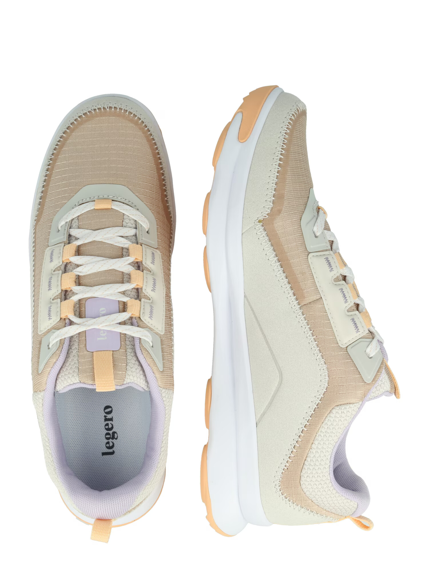 Legero Sneaker low 'READY' mov liliachiu / roz pudră / alb - Pled.ro