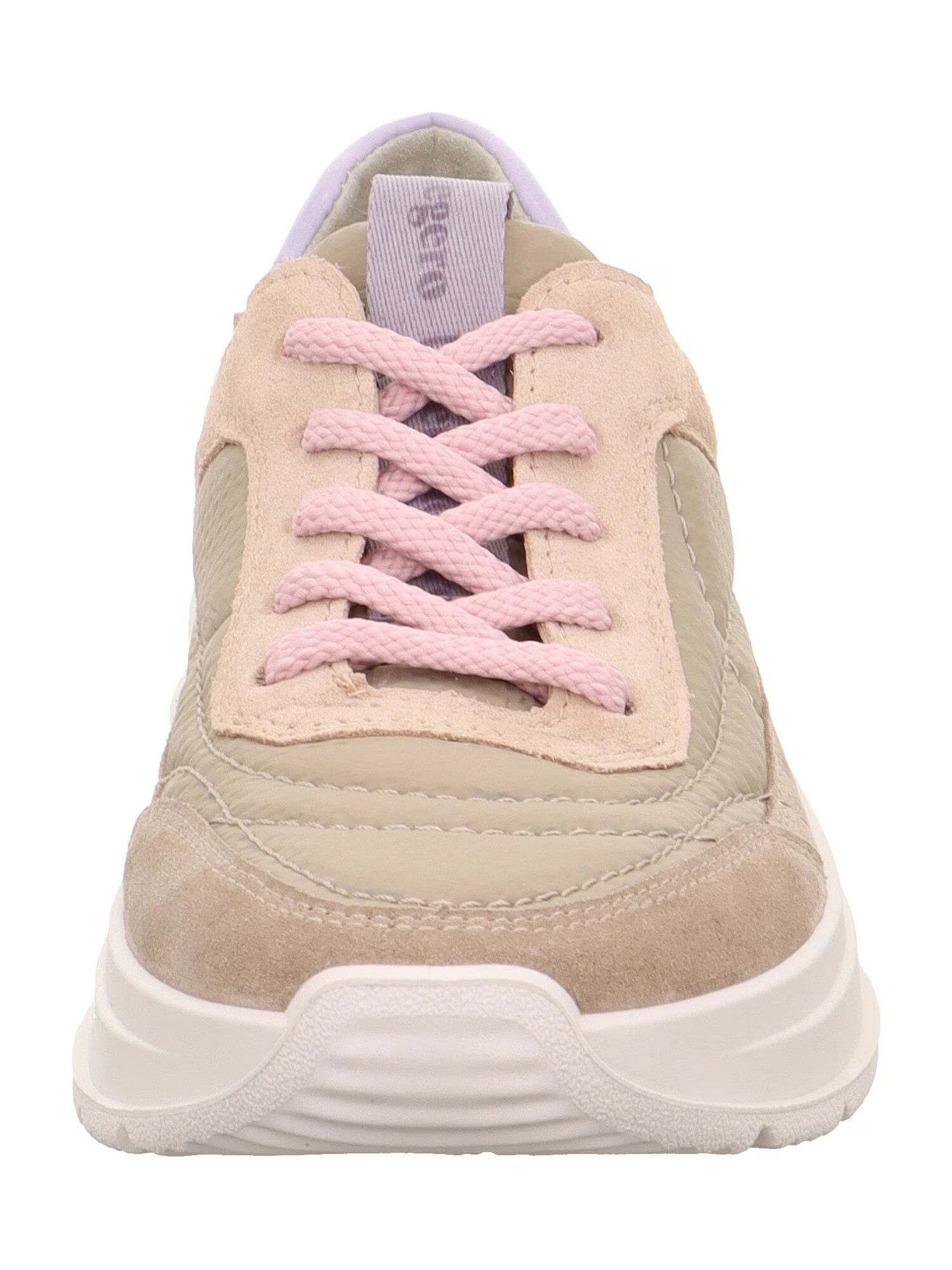 Legero Sneaker low 'Sprinter' alb kitt / nisipiu / lila - Pled.ro