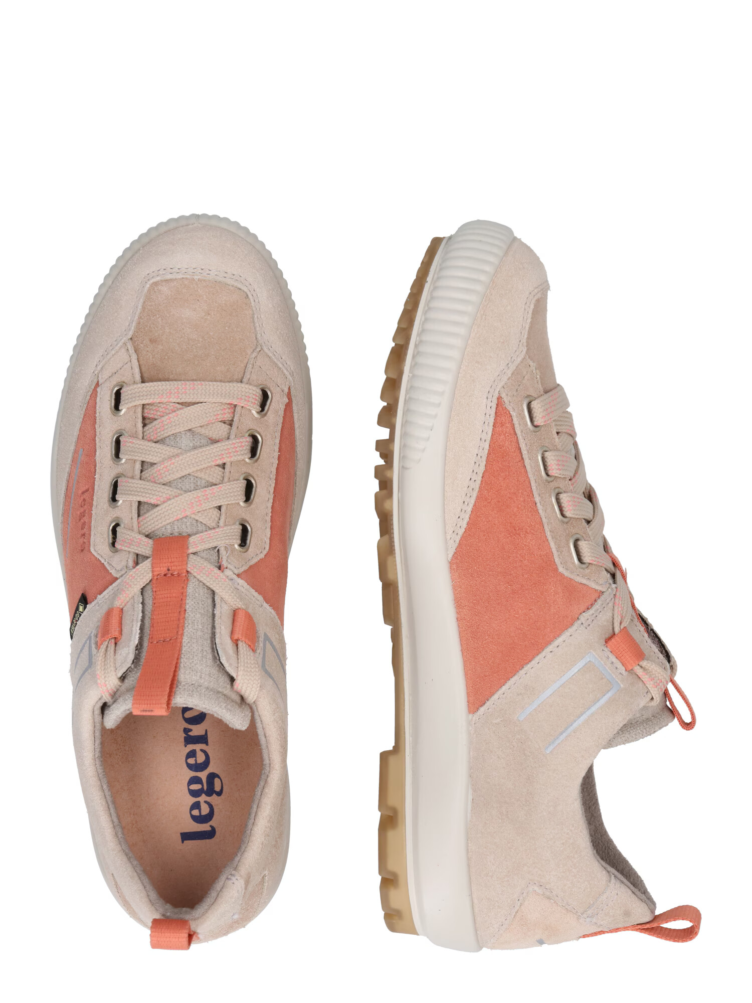 Legero Sneaker low 'Tanaro' bej / portocaliu homar - Pled.ro