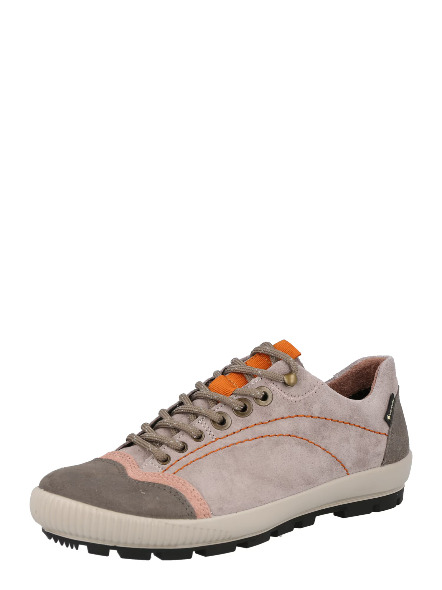 Legero Sneaker low 'Tanaro' gri taupe / grej / portocaliu / rosé - Pled.ro