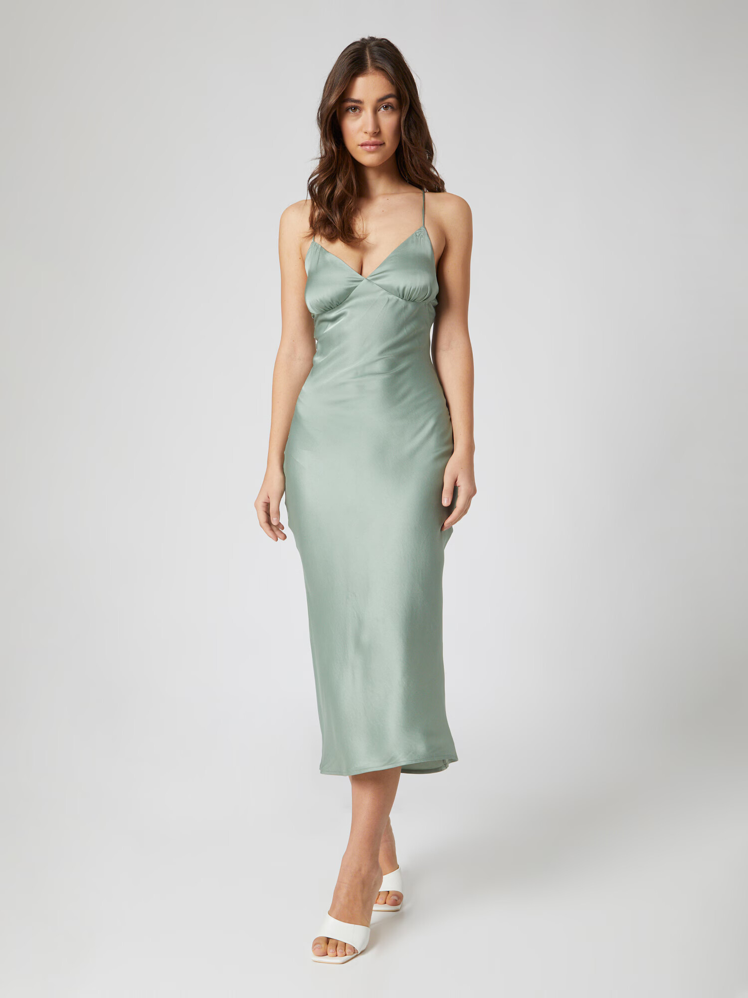 LENI KLUM x ABOUT YOU Rochie de cocktail 'Gigi' verde mentă - Pled.ro