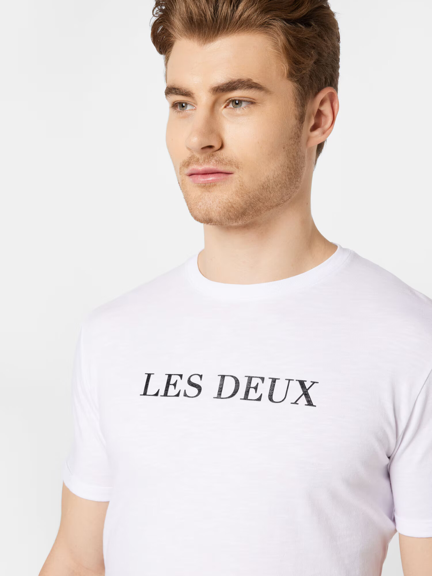 Les Deux Tricou negru / alb murdar - Pled.ro