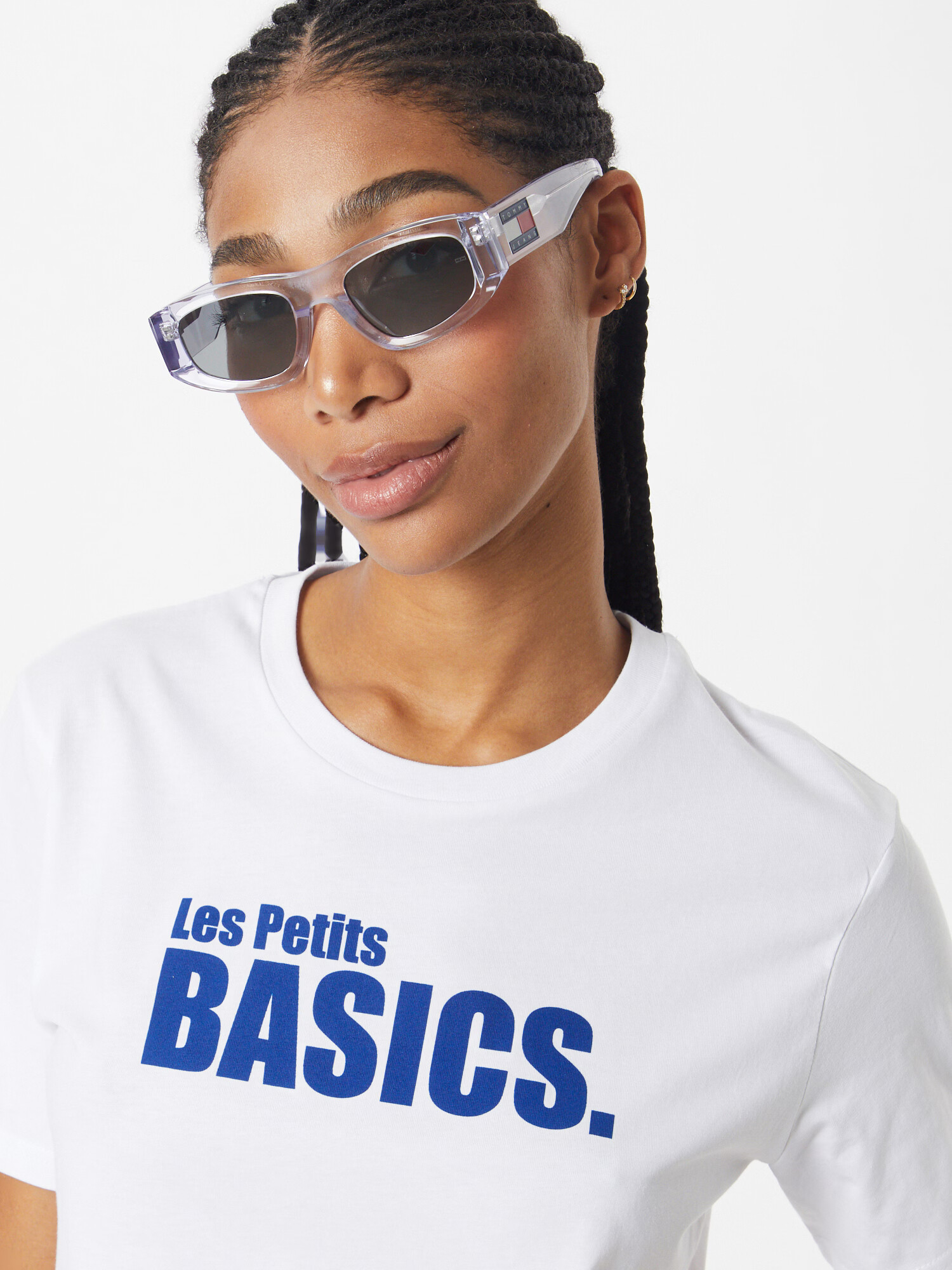 Les Petits Basics Tricou albastru / alb - Pled.ro