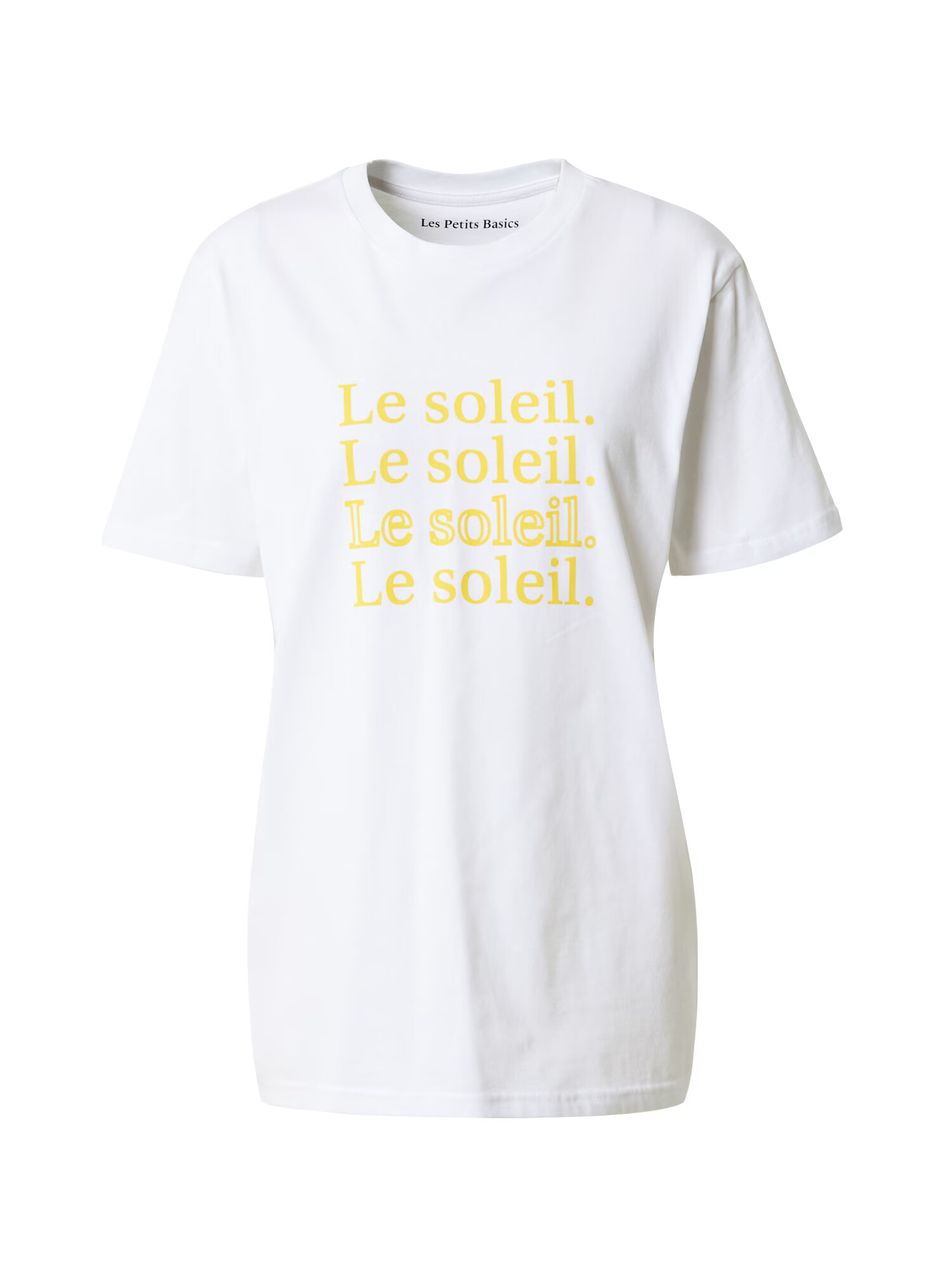 Les Petits Basics Tricou galben / alb - Pled.ro