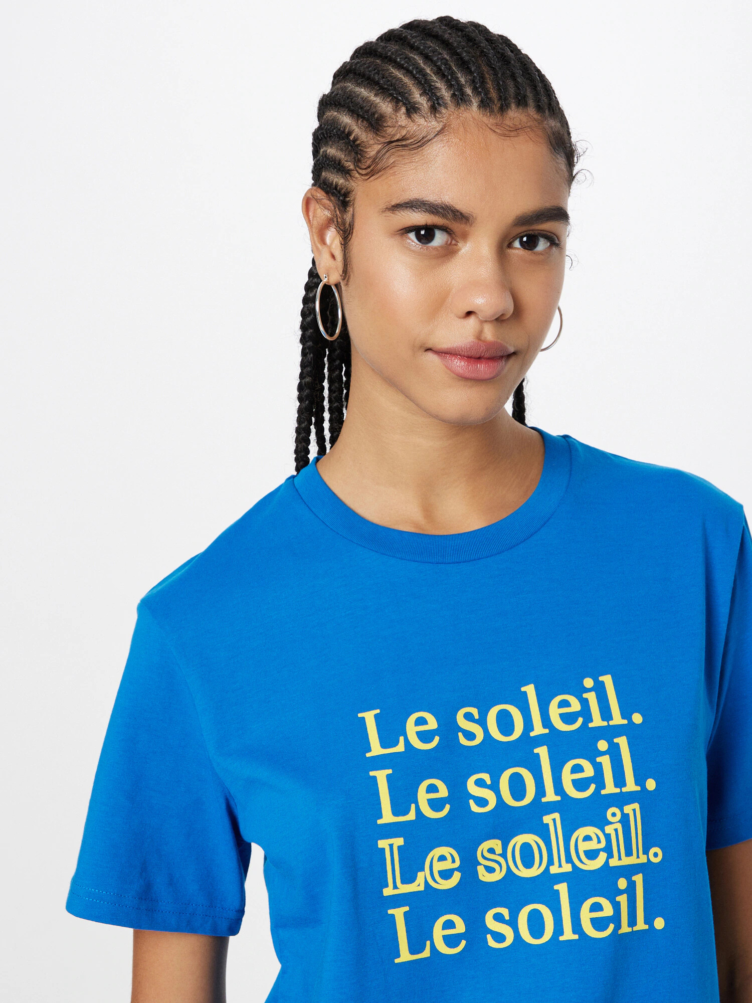 Les Petits Basics Tricou 'Le soleil' albastru / galben - Pled.ro